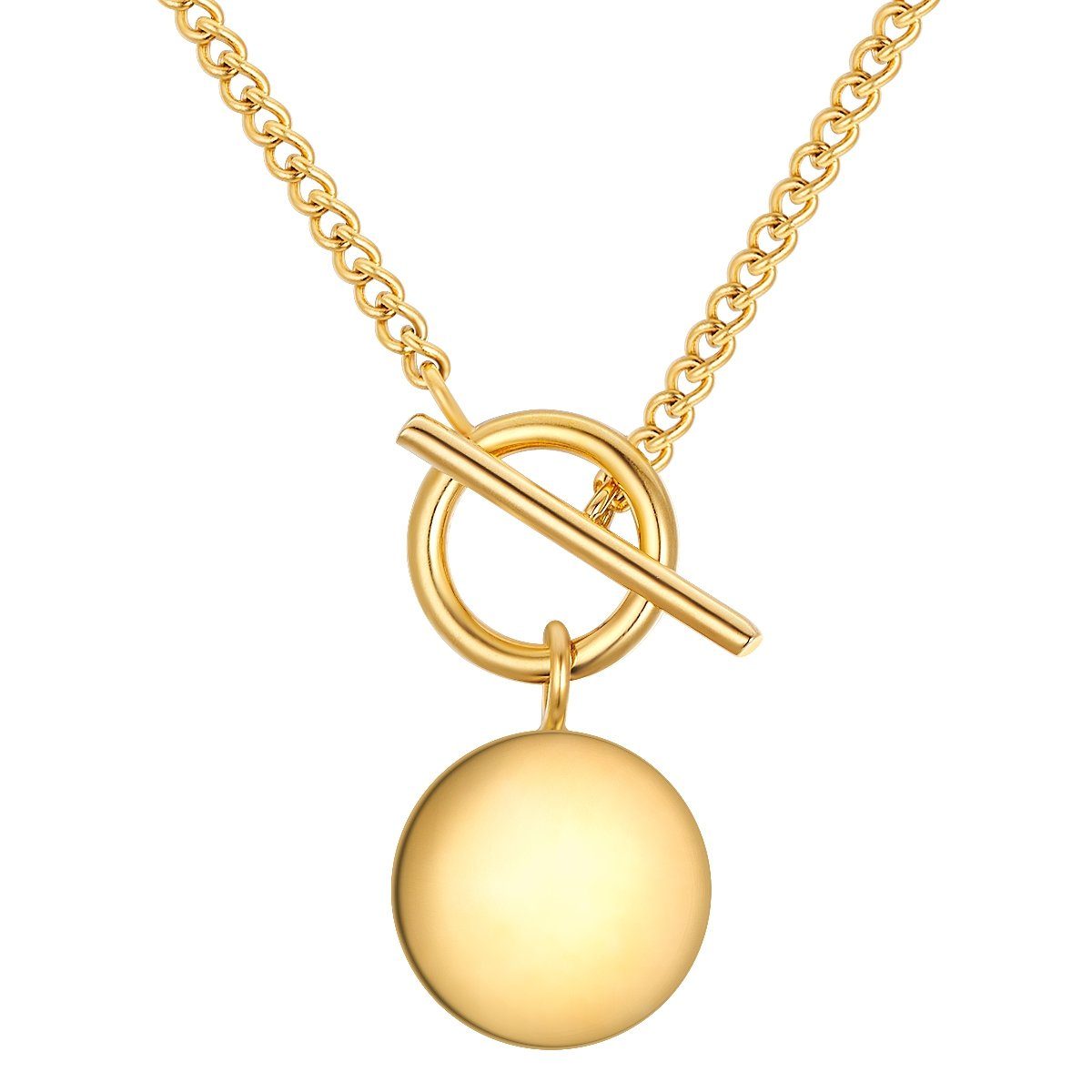 Edelstahlkette gelbgold