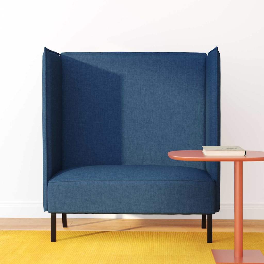 vidaXL Sofa Hoher Rücken Sofa Blau günstig online kaufen