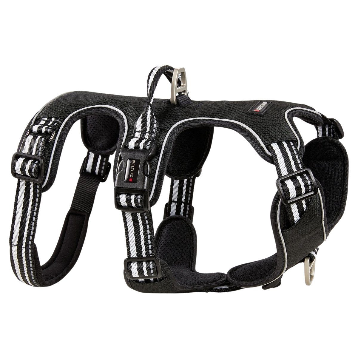 Wolters Hunde-Geschirr Geschirr Active Pro No Escape schwarz/silber