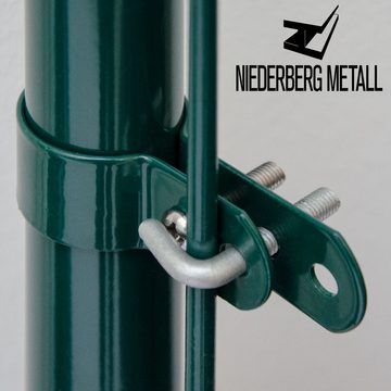 Niederberg Metall Kabelschelle Metall Spannschelle Ø34mm Befestigungsschelle, Strebenschelle + Schraube