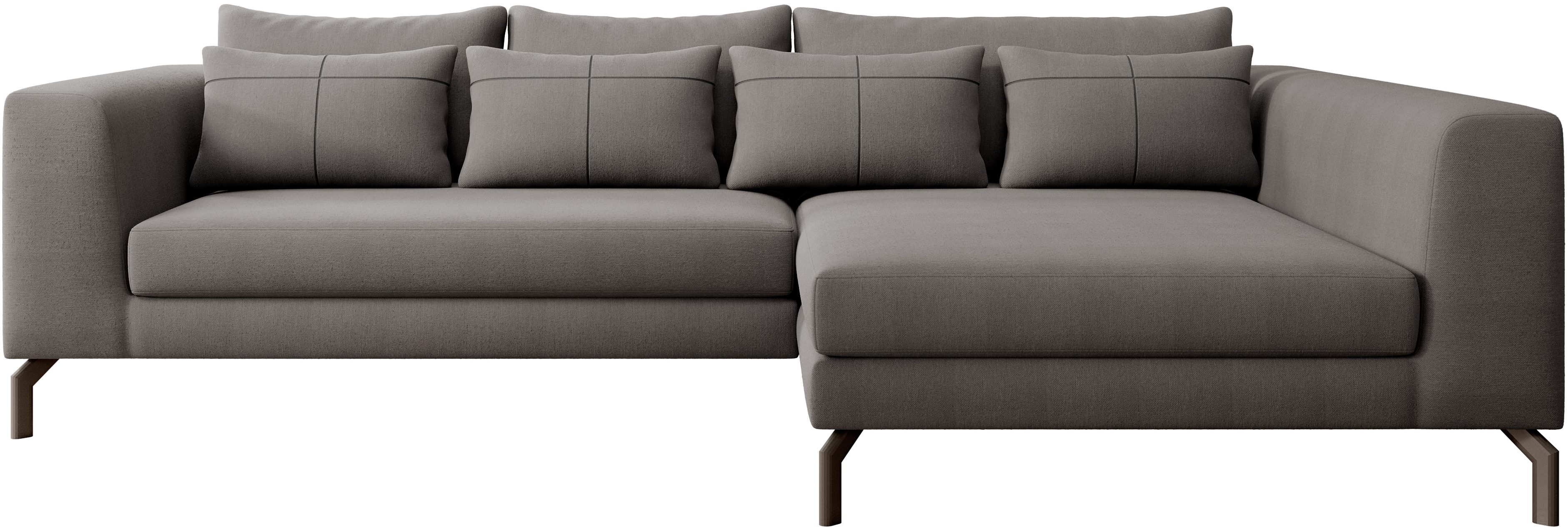 INOSIGN Ecksofa "Cross, mit softem Sitz, L-Form, wendbare Zierkissen, Breit günstig online kaufen
