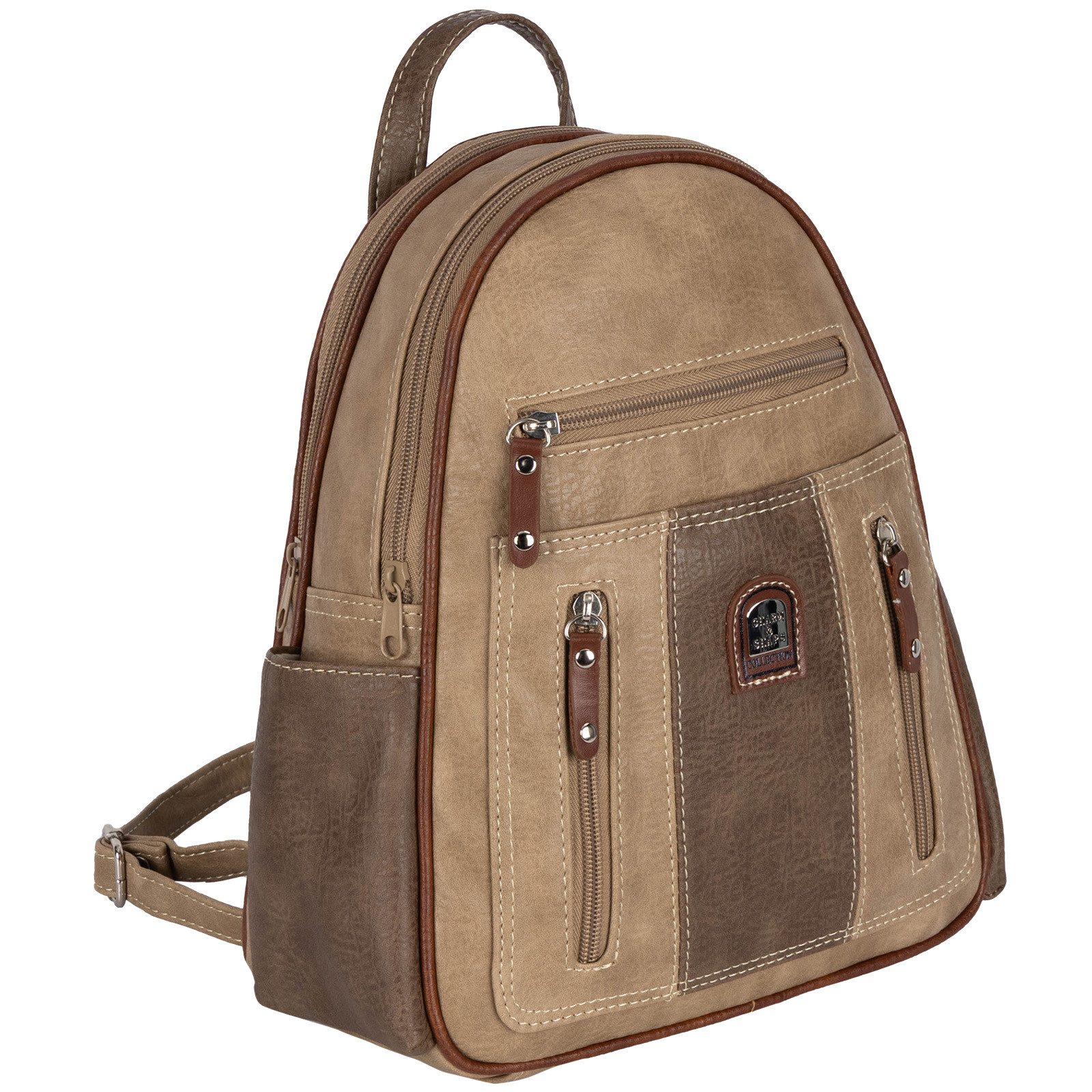EAAKIE Rucksack Cityrucksack Damenrucksack Tagesrucksack Stadt Rucksack Bagpack, als Schultertasche, Umhängetasche tragbar