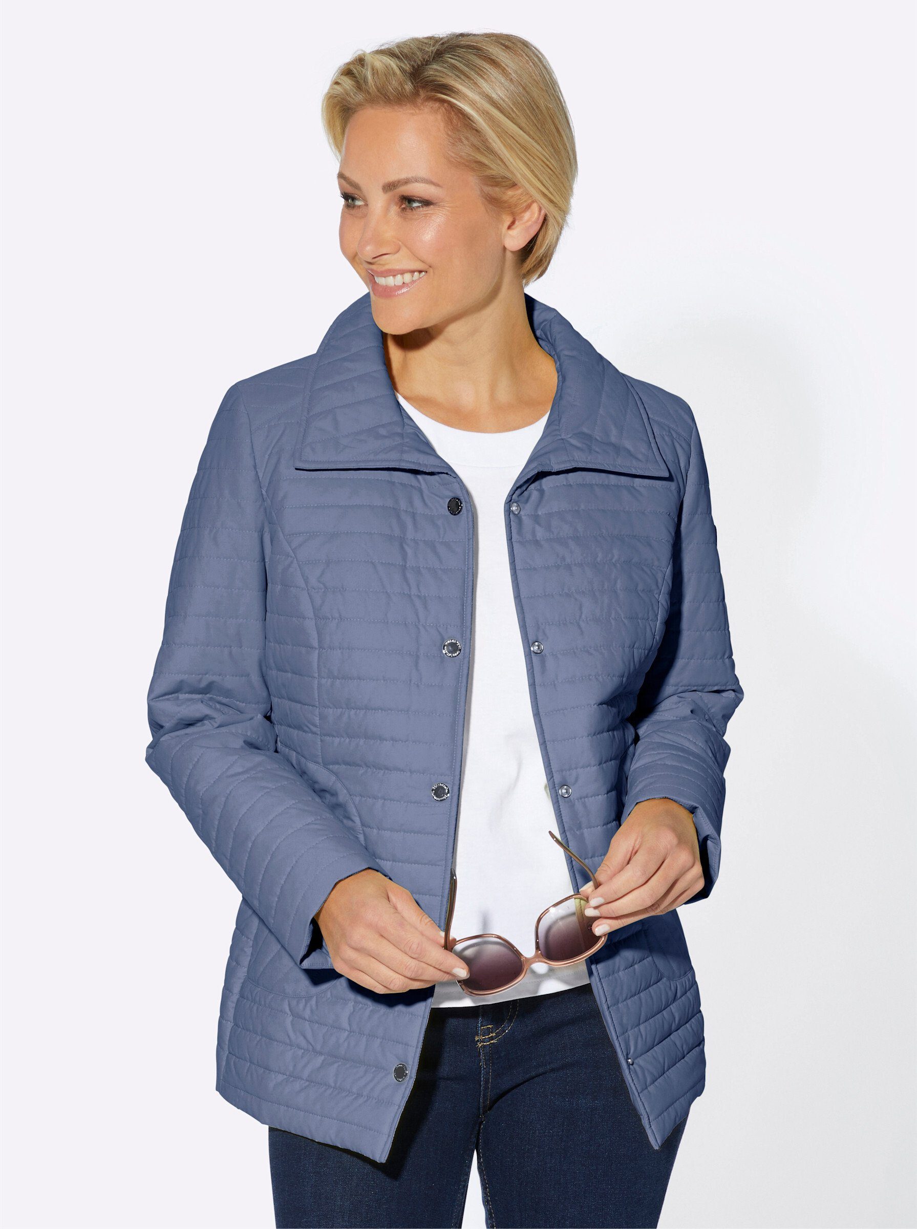 Witt Allwetterjacke Steppjacke, knöpfbare Innentasche