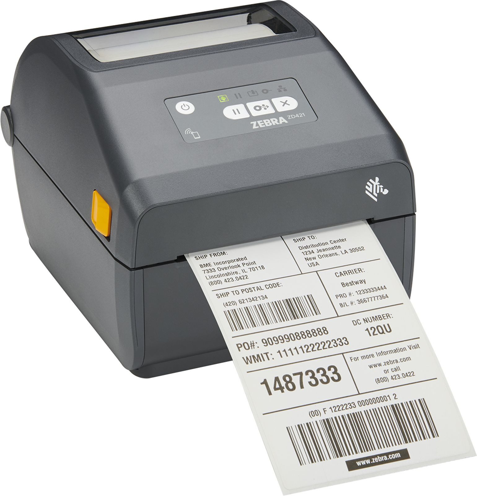ZEBRA ZD421 - Etikettendrucker - Thermotransfer - Rolle (11,2 cm) Laserdrucker