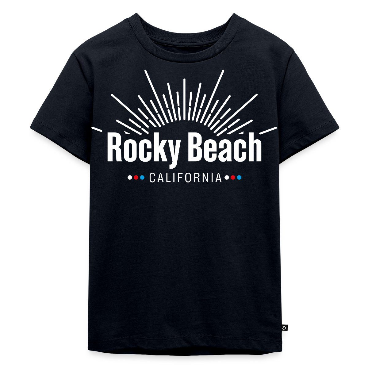 T-Shirt Die drei Fragezeichen Rocky Beach Kalifornien California Kinder Premiu