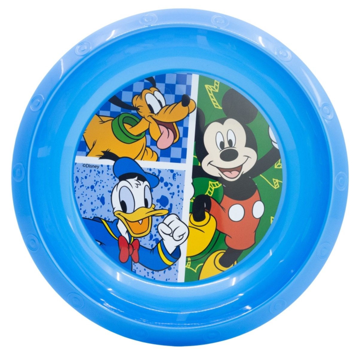 Disney Mickey Mouse Teller Kinderteller – Bruchsicherer Essteller für Kinder mit Motivdesign, (1 St)