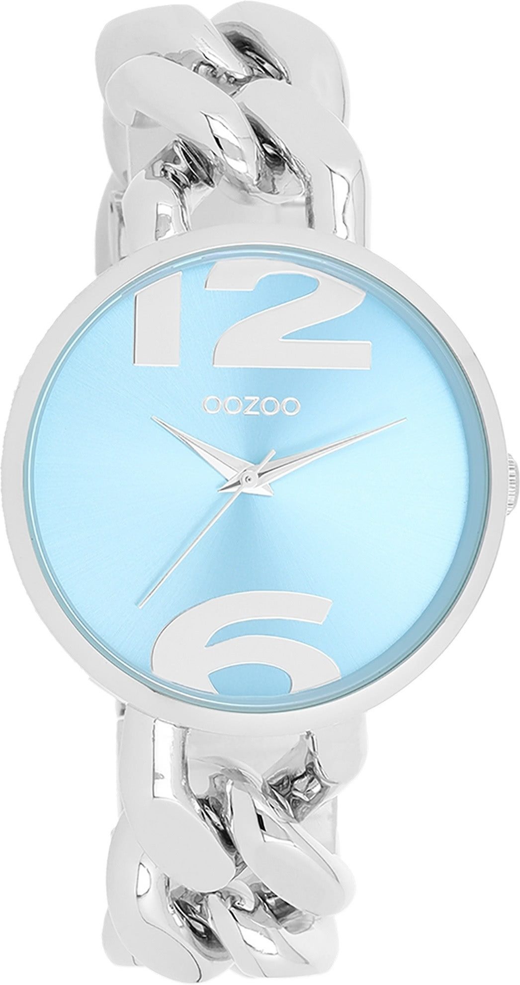 OOZOO Quarzuhr Oozoo Damen Armbanduhr Timepieces Analog, (Analoguhr), Damenuhr rund, groß (ca. 40mm) Metallarmband, Fashion-Style