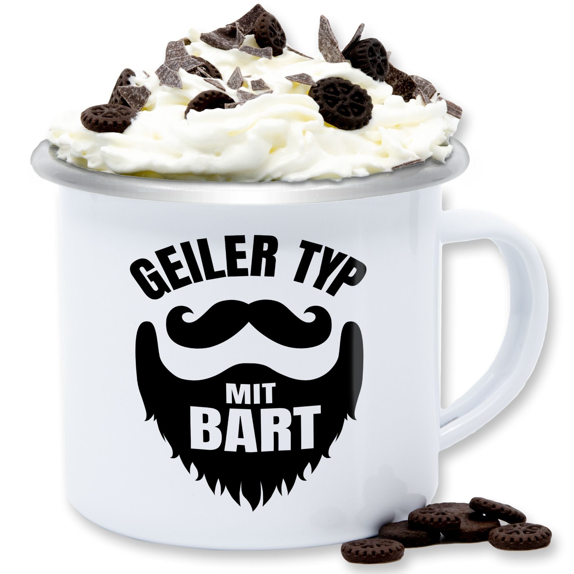 Shirtracer Tasse »Geiler Typ mit Bart Geschenk für Bartträger Männer