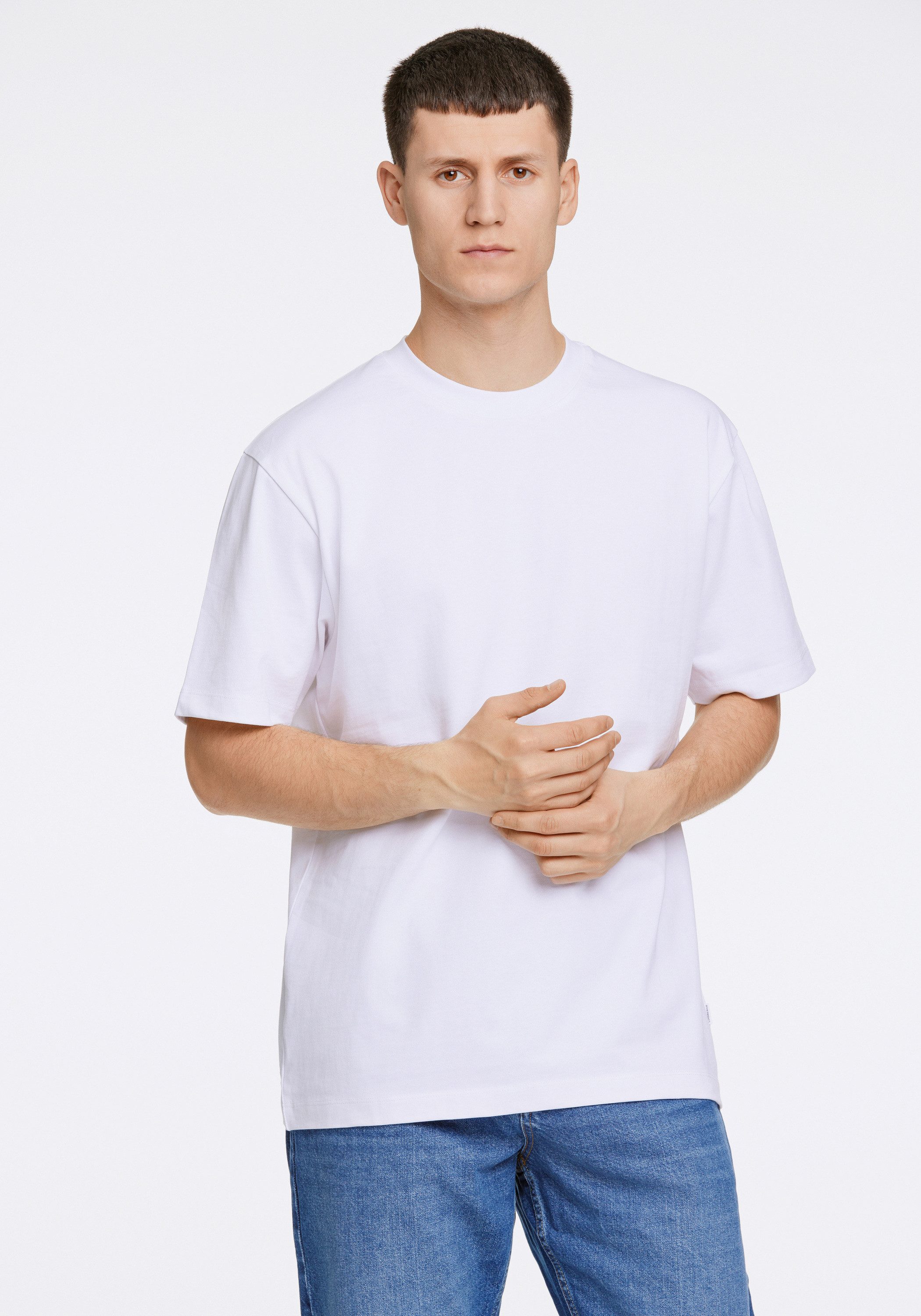 LINDBERGH Kurzarmshirt T-Shirt (Kurzarm) Oversize Fit