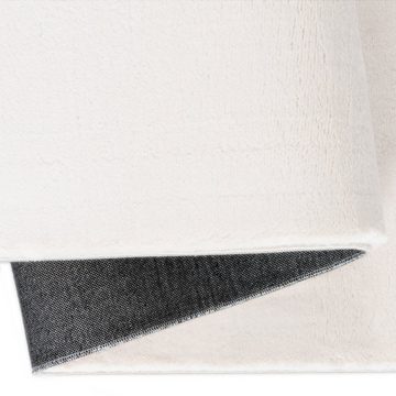Teppich Moderner Teppich hoch und weich in schönem schneeweiß, TeppichHome24, rechteckig