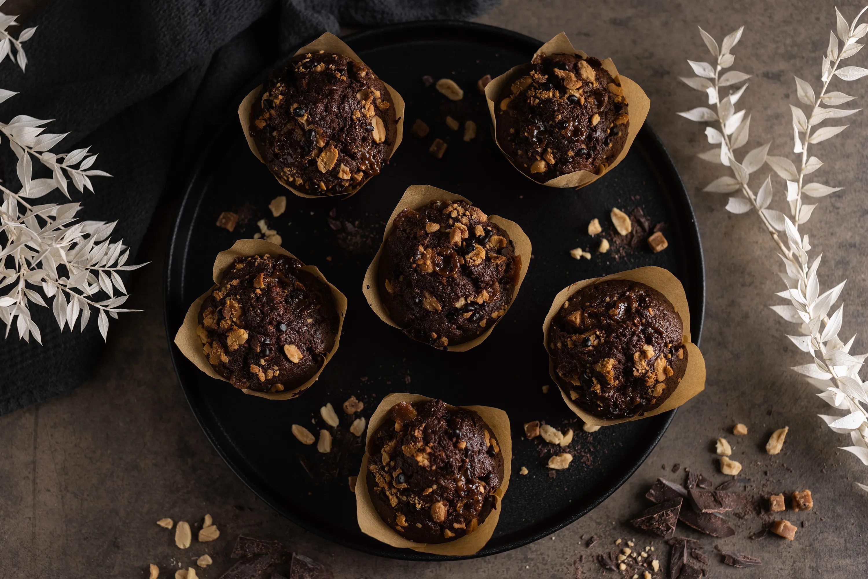 Sallys Muffinform Papier - Muffinförmchen Tulpenform, 60 Stück