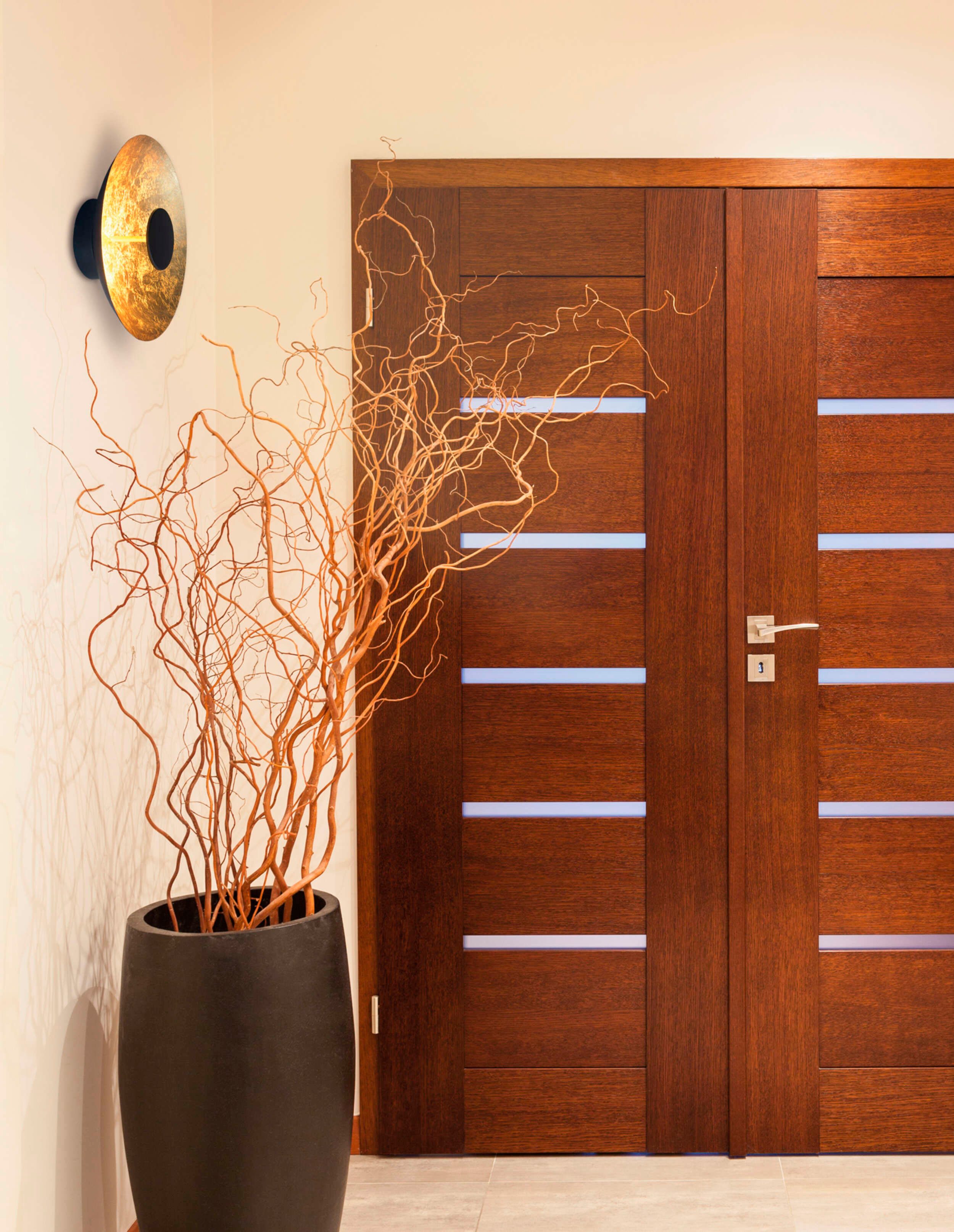 näve LED Deckenleuchte Firenze, LED fest integriert, Schirm gewölbt in schw günstig online kaufen