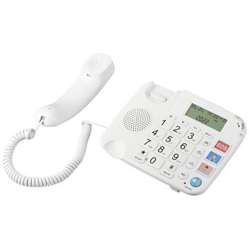 Renkforce Telefon mit Anruferanzeige Kabelgebundenes Telefon (Freisprechen)