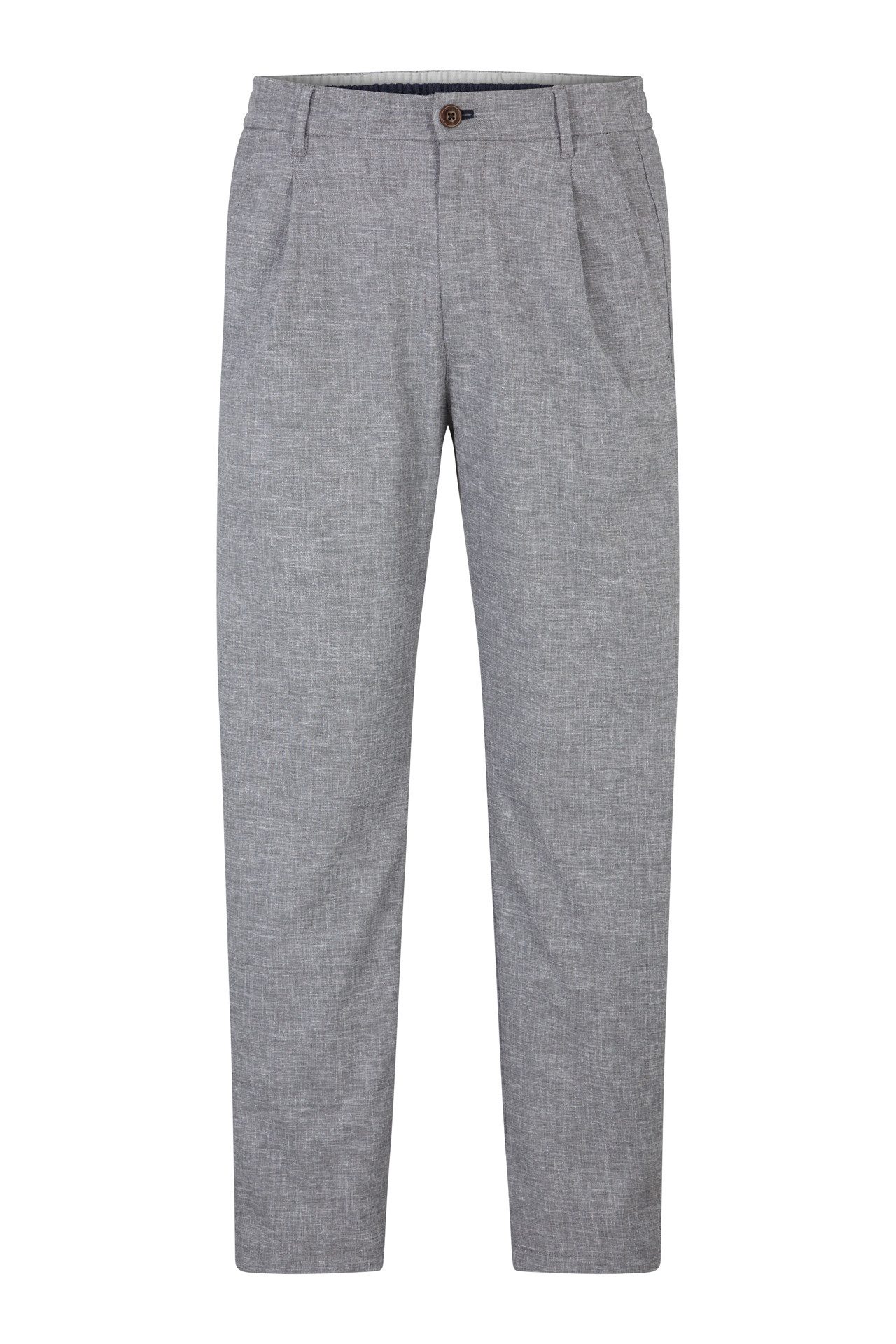 Joop Jeans Bundfaltenhose Lead in melierter günstig online kaufen