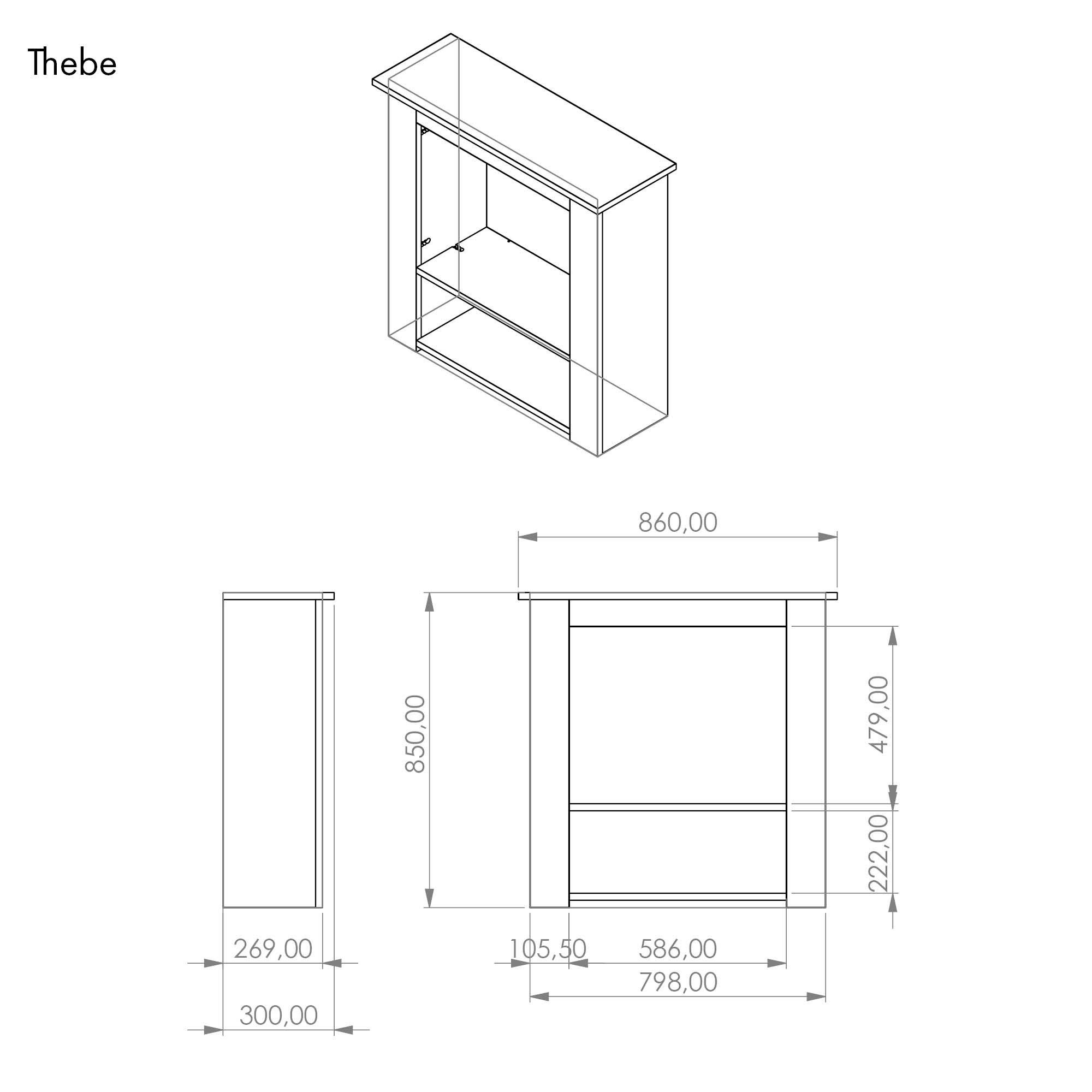 GLOW FIRE Elektrokamin THEBE LED Kamin mit Heizung, Standkamin, Elektrischer Kamin mit 3-fach Farbwechsler und Knisterfunktion