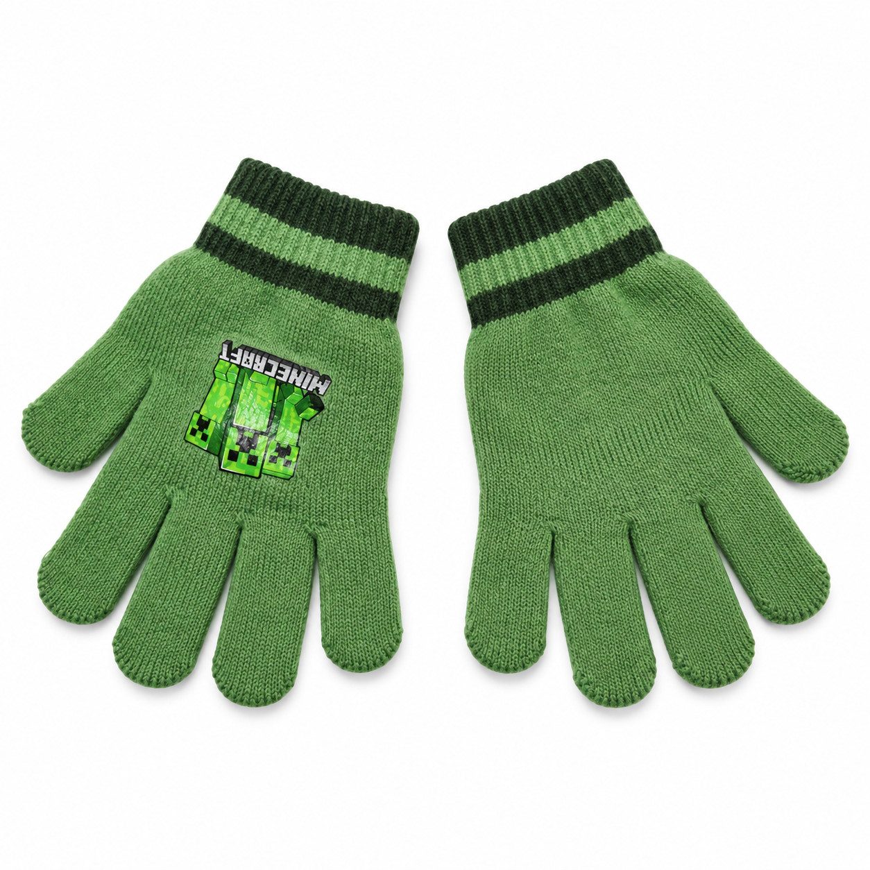 Minecraft Strickhandschuhe Minecraft Gamer Creeper Kinder Handschuhe Onesize