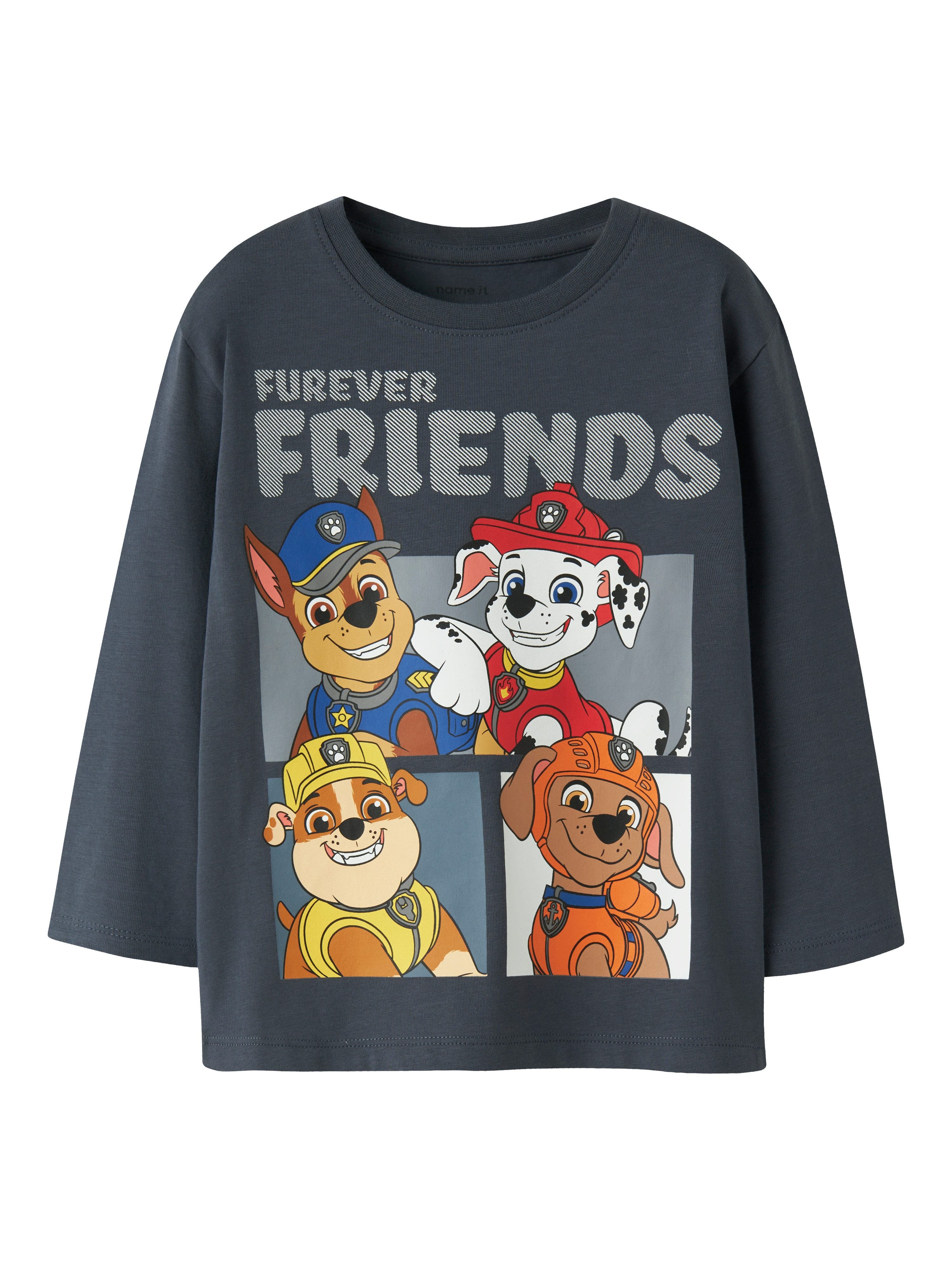 Name It Langarmshirt NMMANDREAS PAW LS NREG TOP CPLG Baumwollmischung, regular fit, Paw Patrol