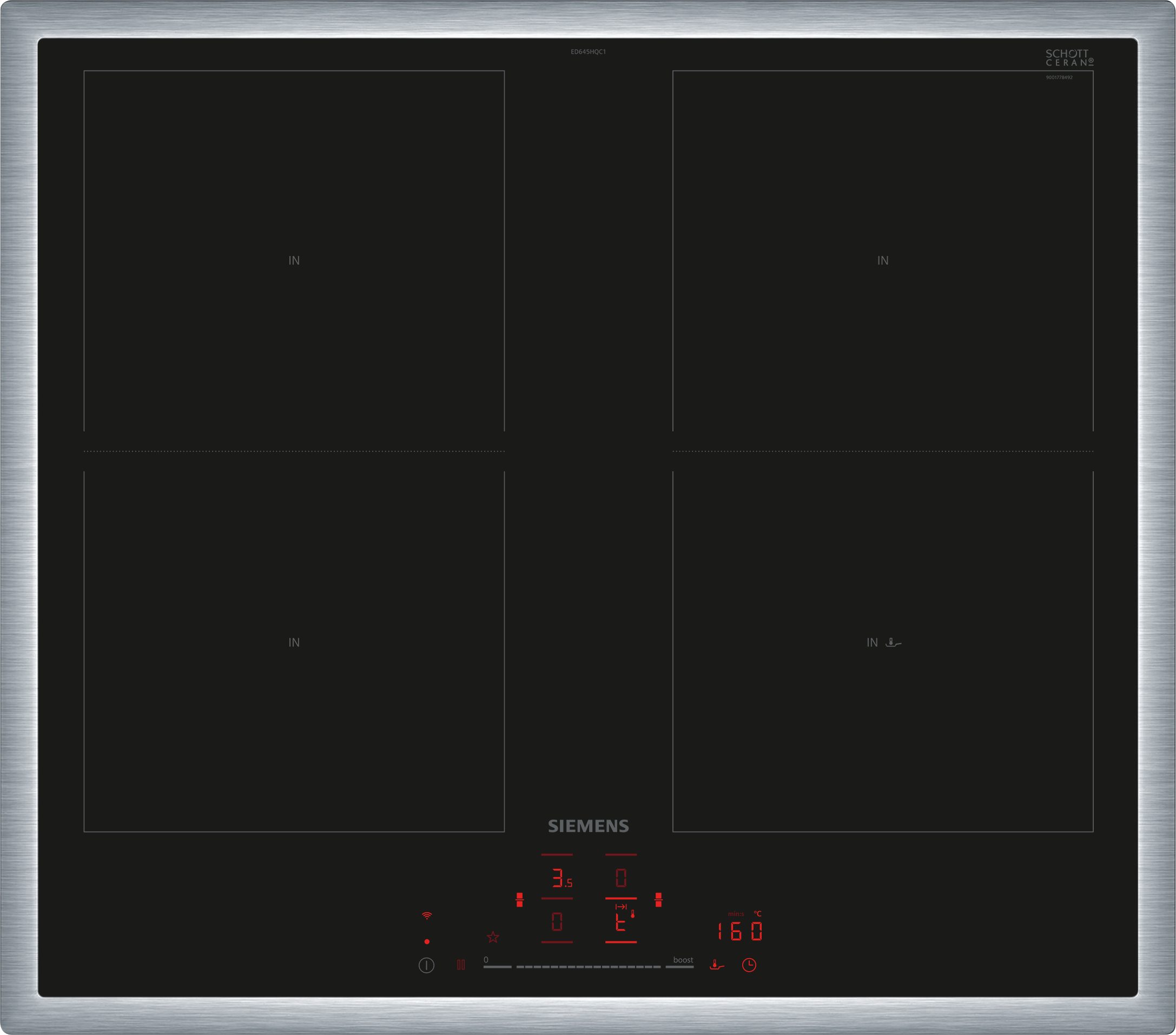SIEMENS Induktions-Kochfeld iQ500 ED645HQC1E