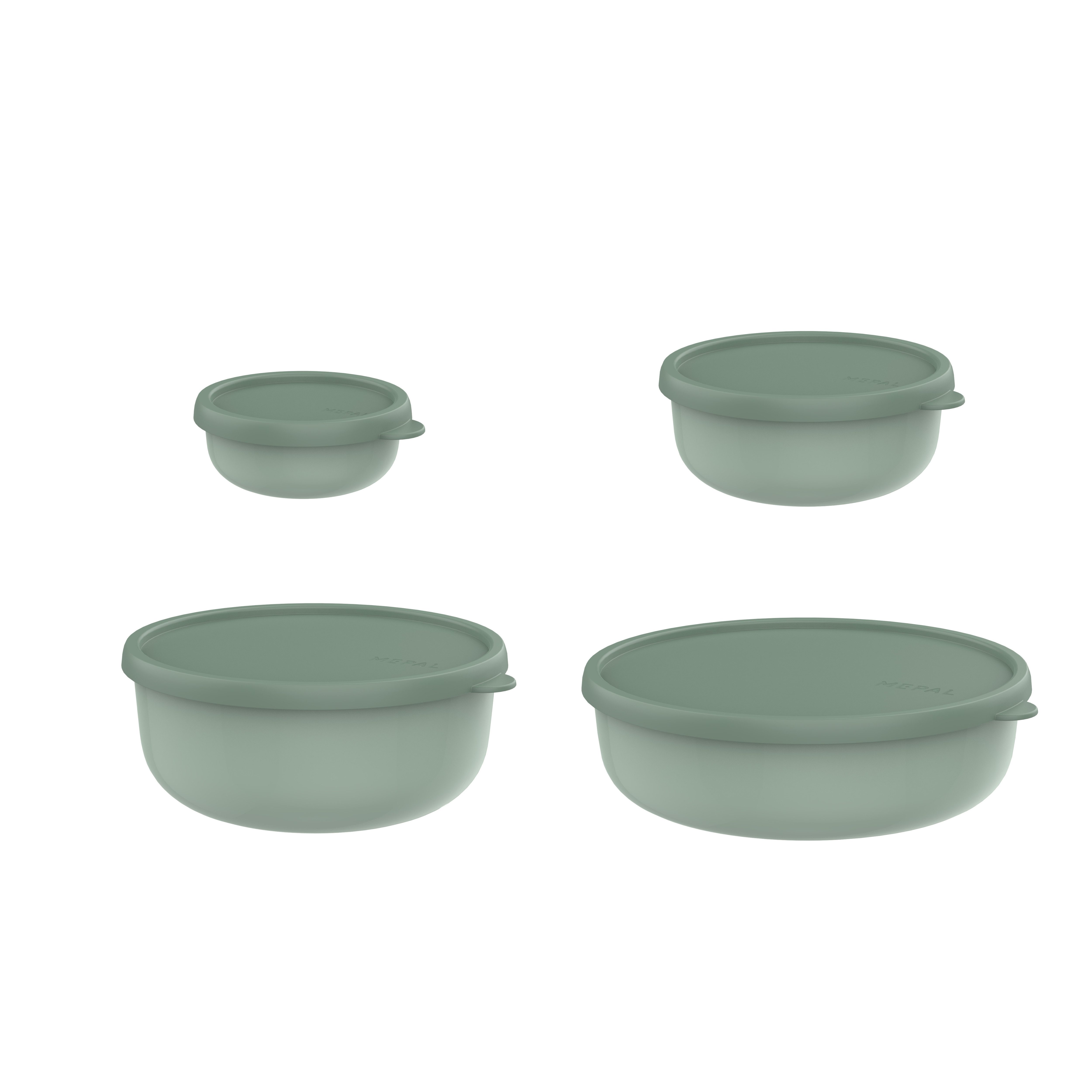 Mepal Aufbewahrungsbox Mepal Lumina Mikrowellengeschir set 4 teilig - Nordic sage