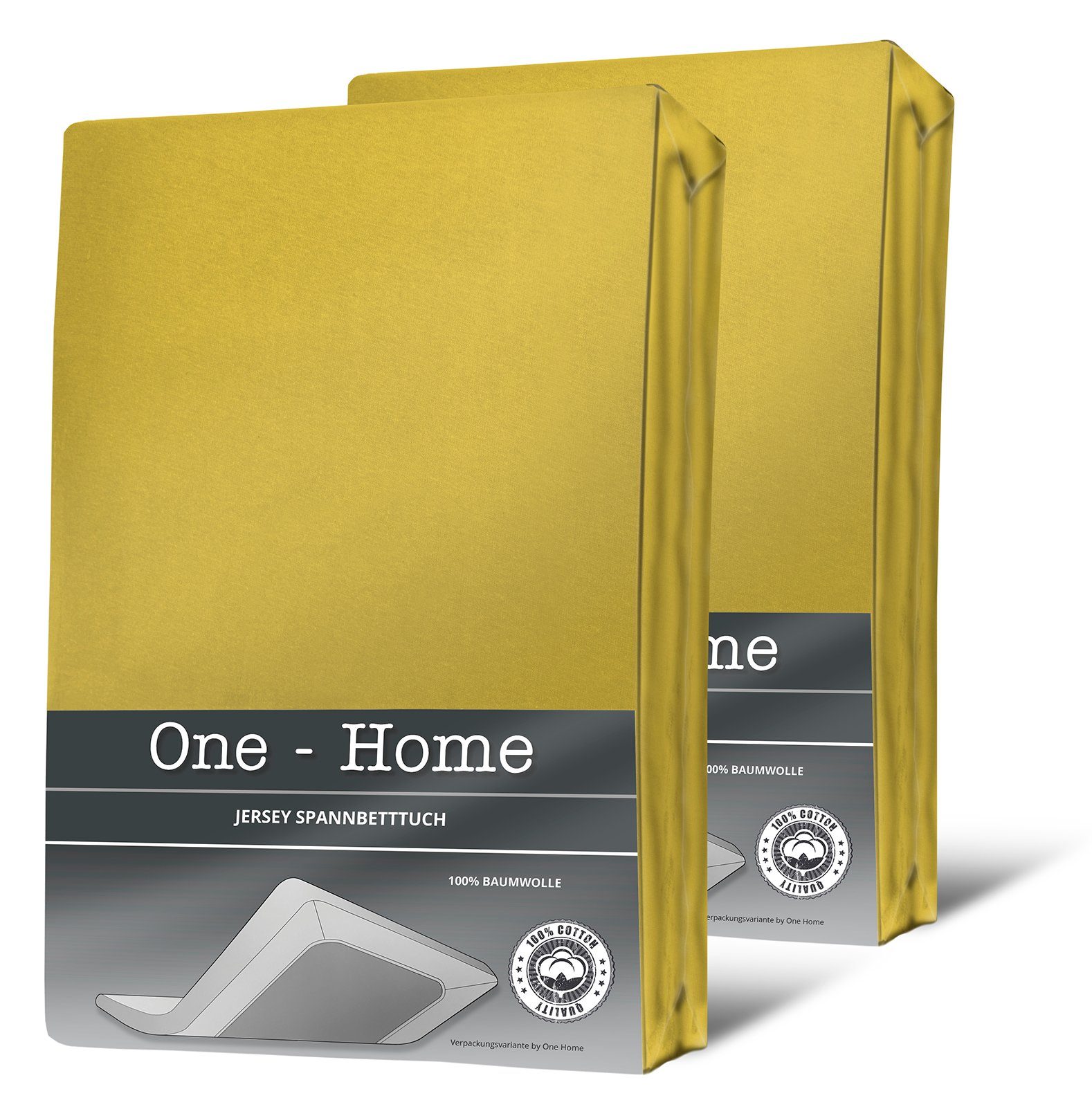 One Home Spannbettlaken Jersey, Jersey, Gummizug: günstig online kaufen