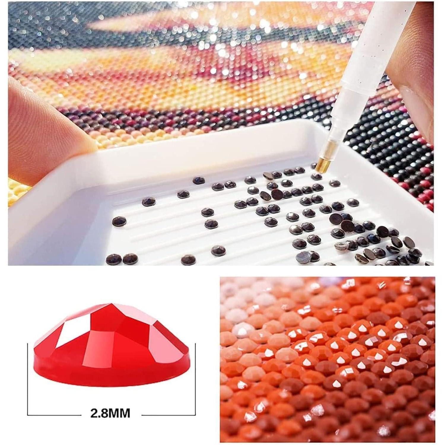 LuxusKollektion XXL-Wandbild Diamond Painting Wasserfall 5D XXL 150x60cm Wasserfälle 150x60cm