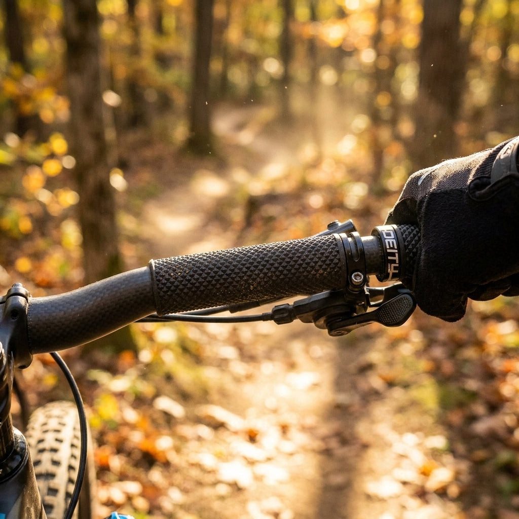 Deity Fahrradlenkergriff Deity Supracush Griffe Schwarz, 34 mm Außendurchmesser, 133 mm Länge