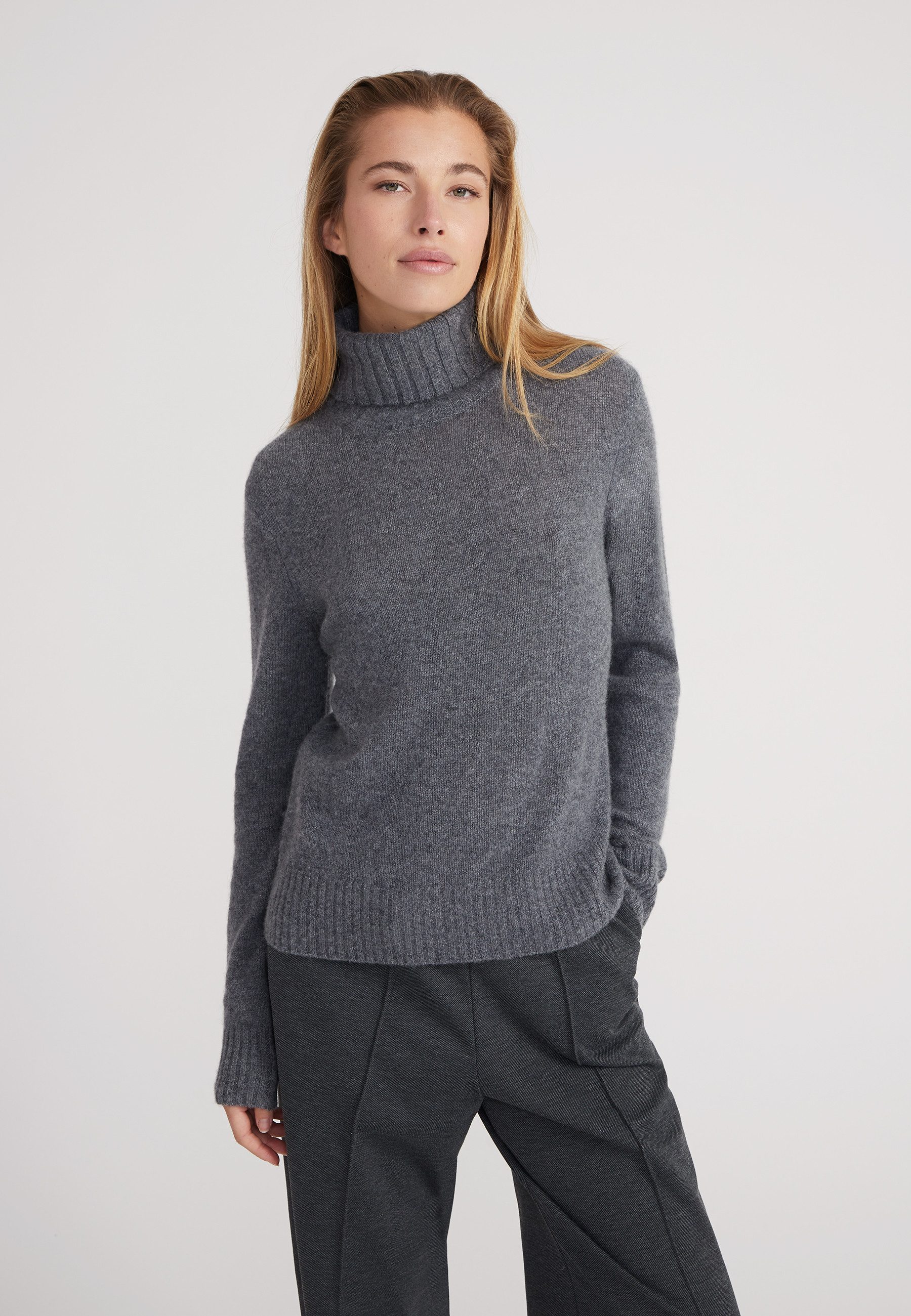 Kaschmirpullover Rollkragenpullover Regular aus 100% Kaschmir