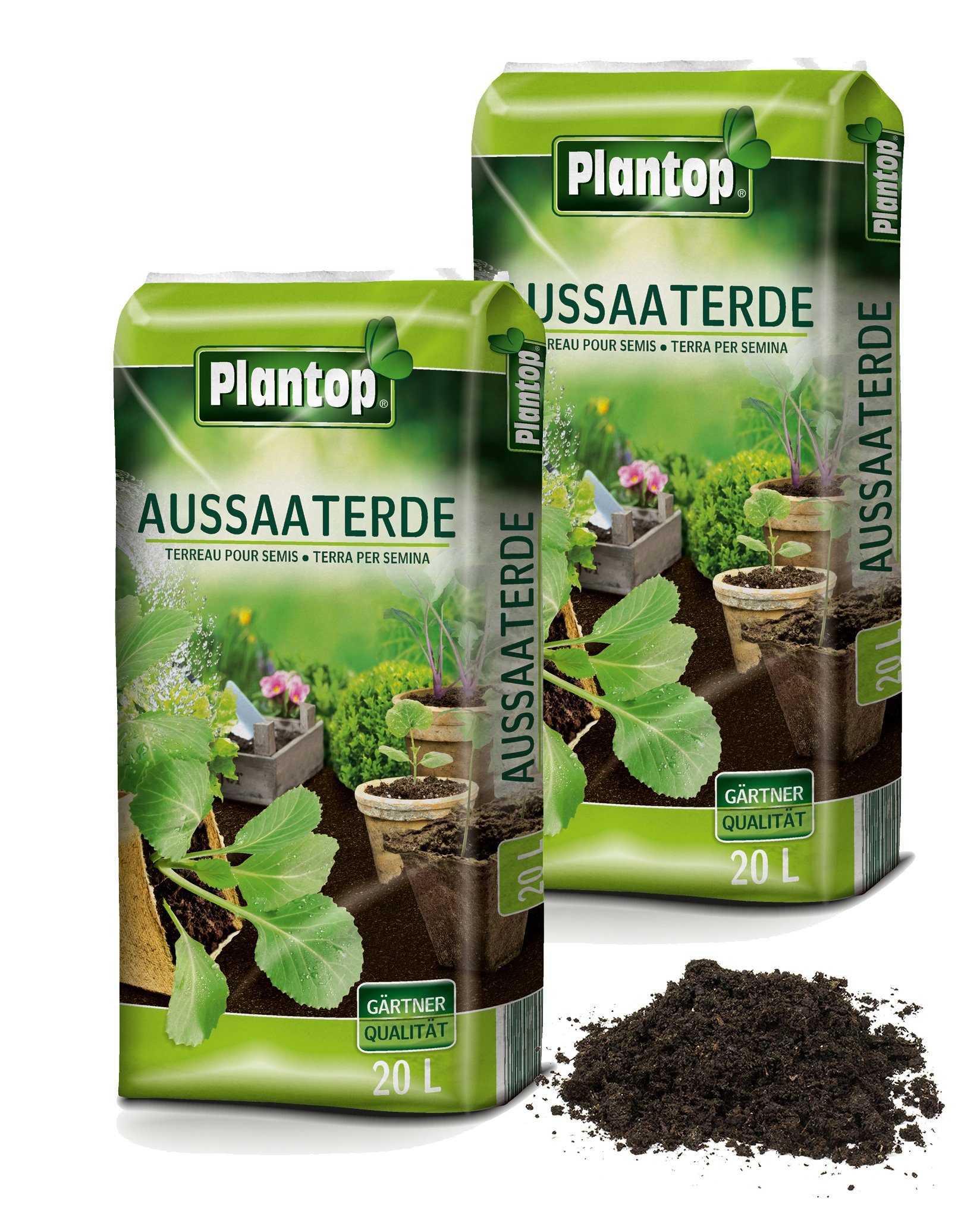 Thumbnail - Plantop Anzucht- und Kräutererde Kultursubstrat, (2-St)