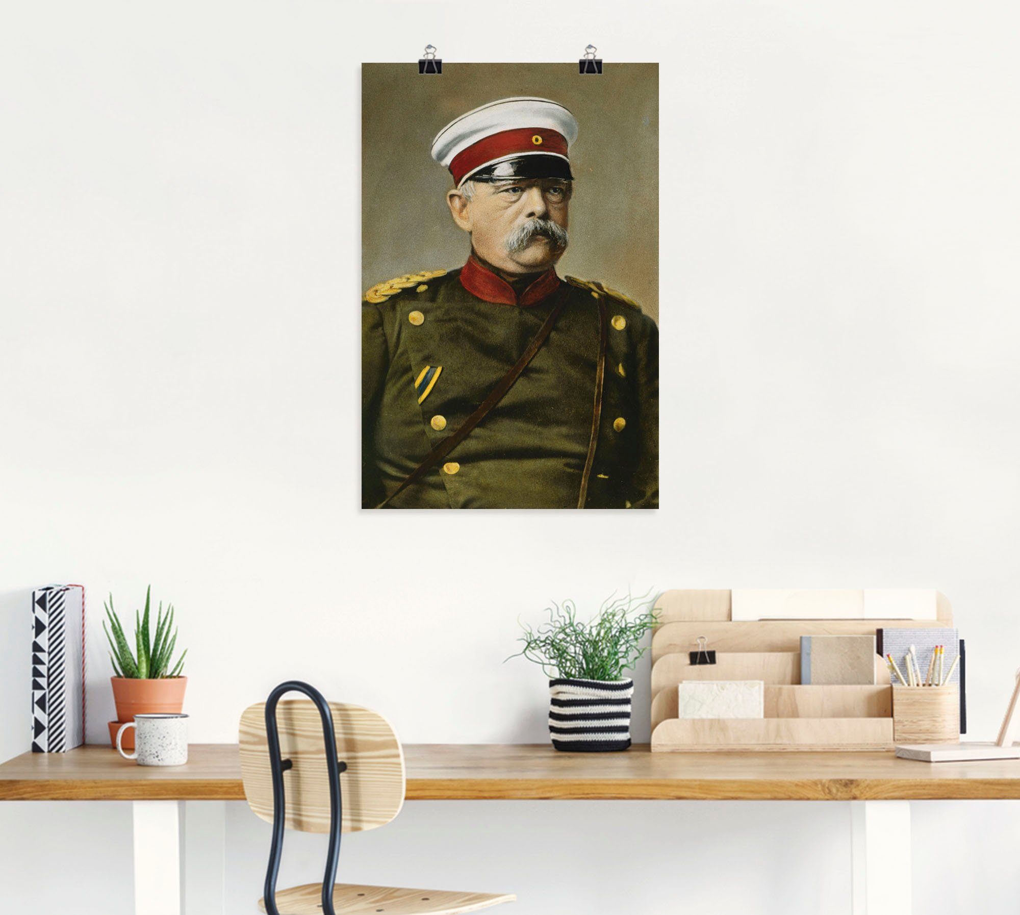 Artland Wandbild Otto von Bismarck, Menschen (1 St), als Leinwandbild, Poster in verschied. Größen