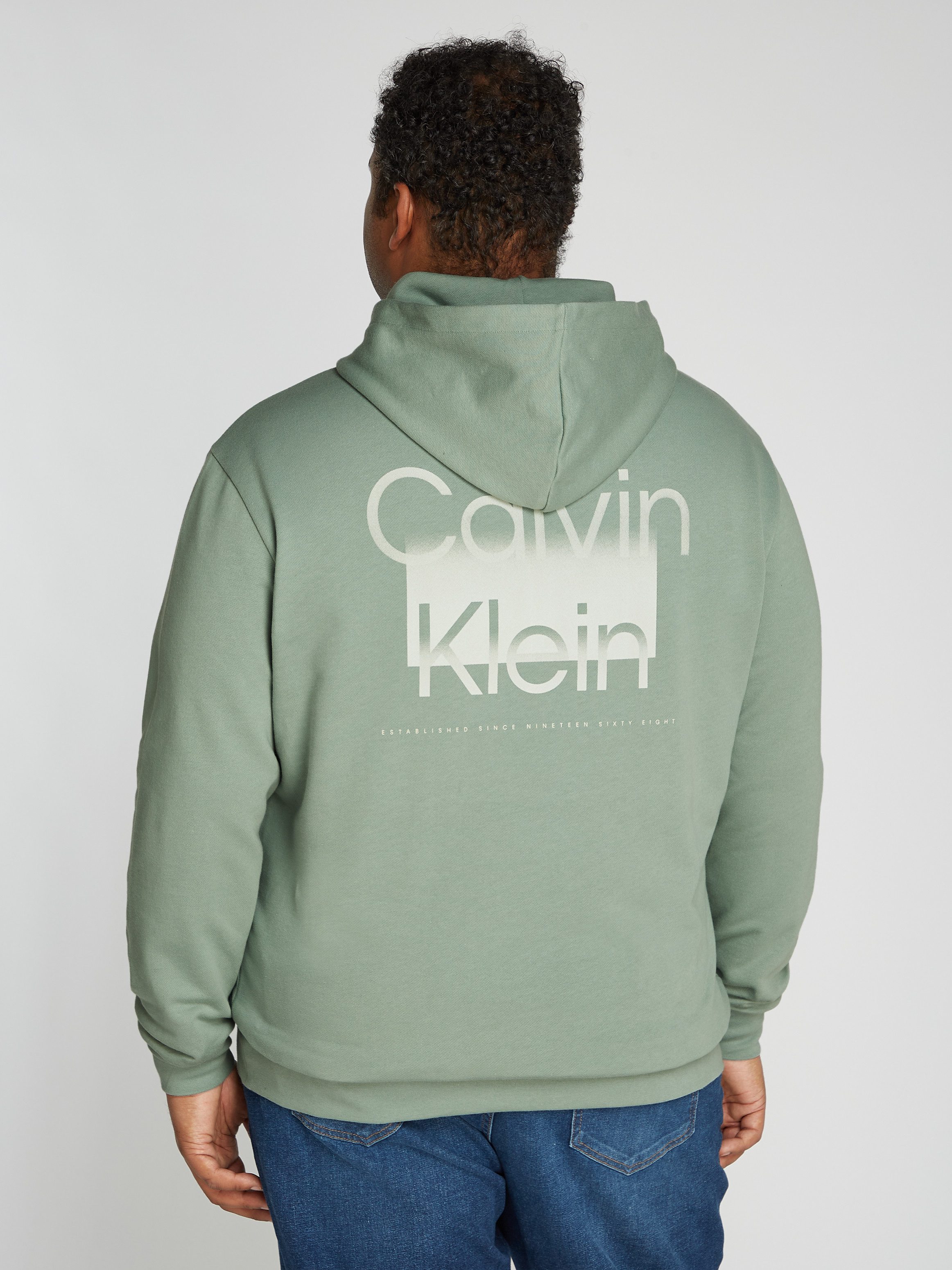 Calvin Klein Big&Tall Kapuzensweatshirt BT_ENLARGERD BACK günstig online kaufen