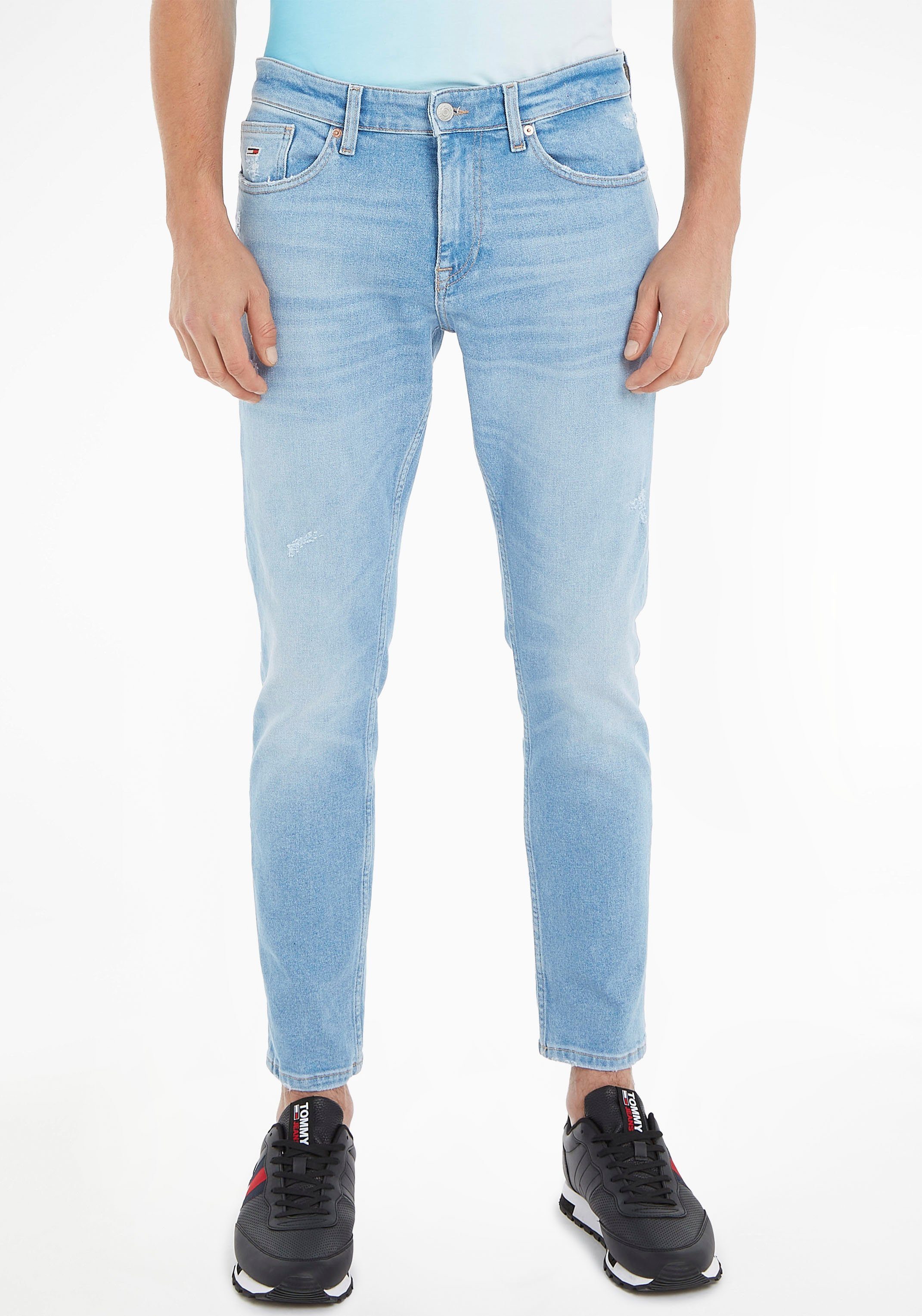 Tommy Jeans Slim-fit-Jeans AUSTIN SLIM TPRD BG7114 mit Markenlabel DenimLight | Stretchjeans