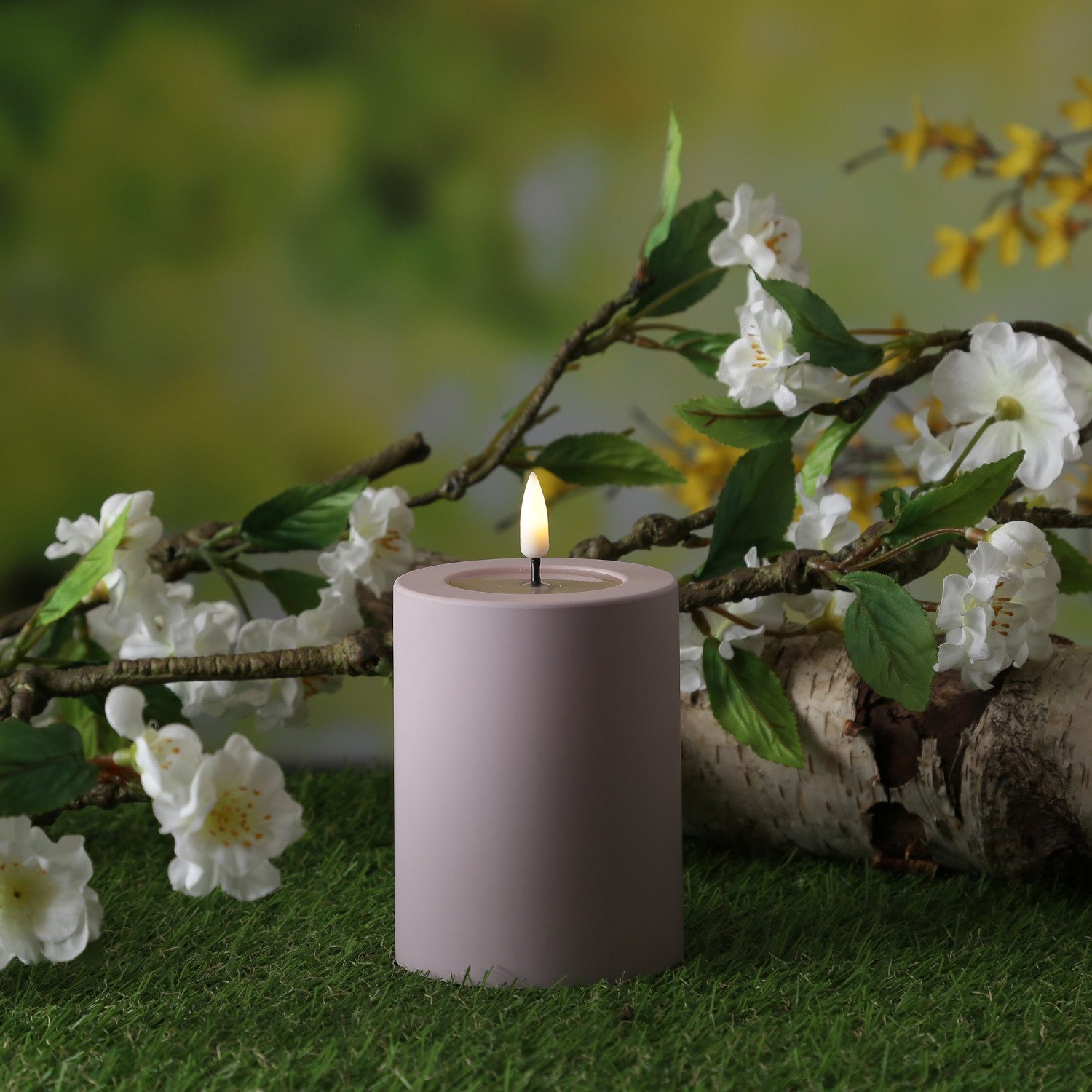 Deluxe Homeart LED-Kerze MIA Deluxe für Außen 3D Flamme flackernd H: 10cm D günstig online kaufen