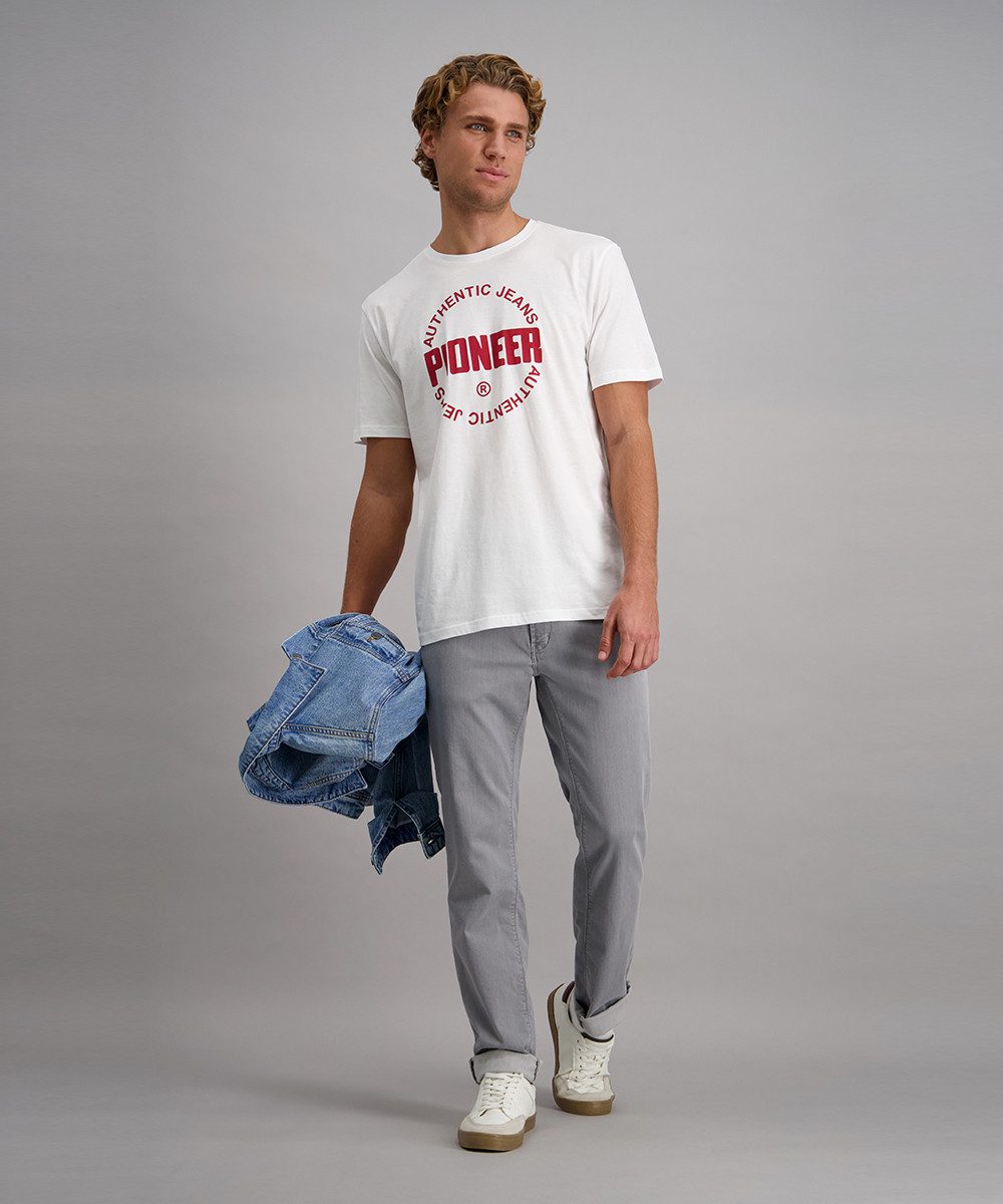 Pioneer Authentic Jeans T-Shirt mit Frontprint, Rundhals – Bild 4 von 5