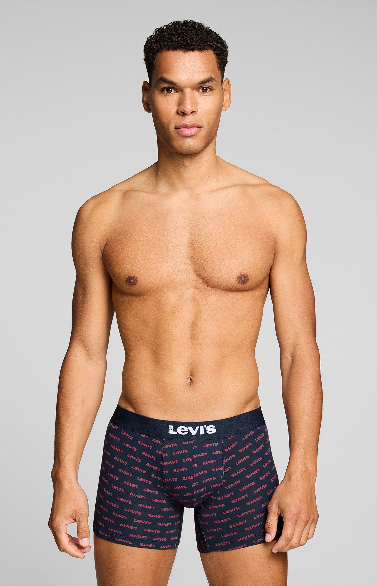 Levi's® Boxershorts LEVIS MEN LOGO AOP BOXER BRIEF 2P (2er Pack)