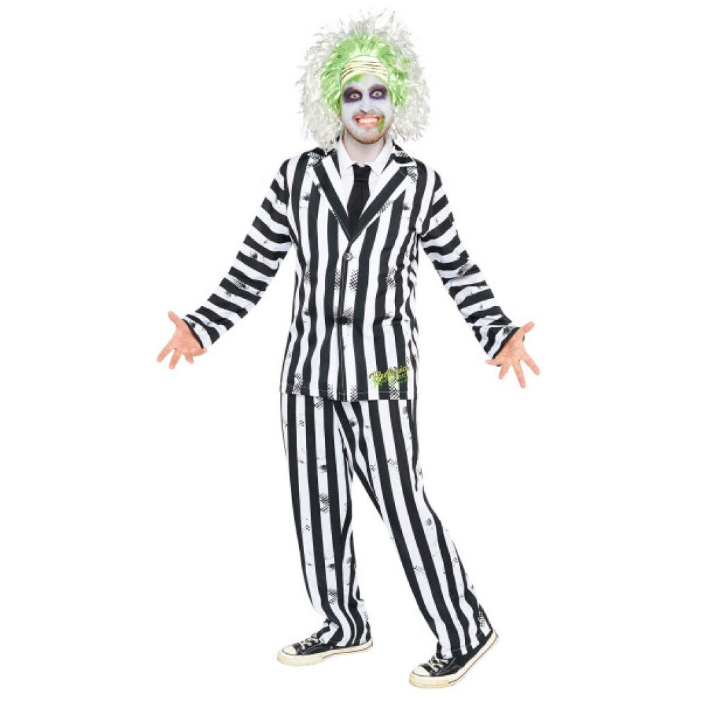 Amscan Kostüm Beetlejuice Kostüm Deluxe für Herren