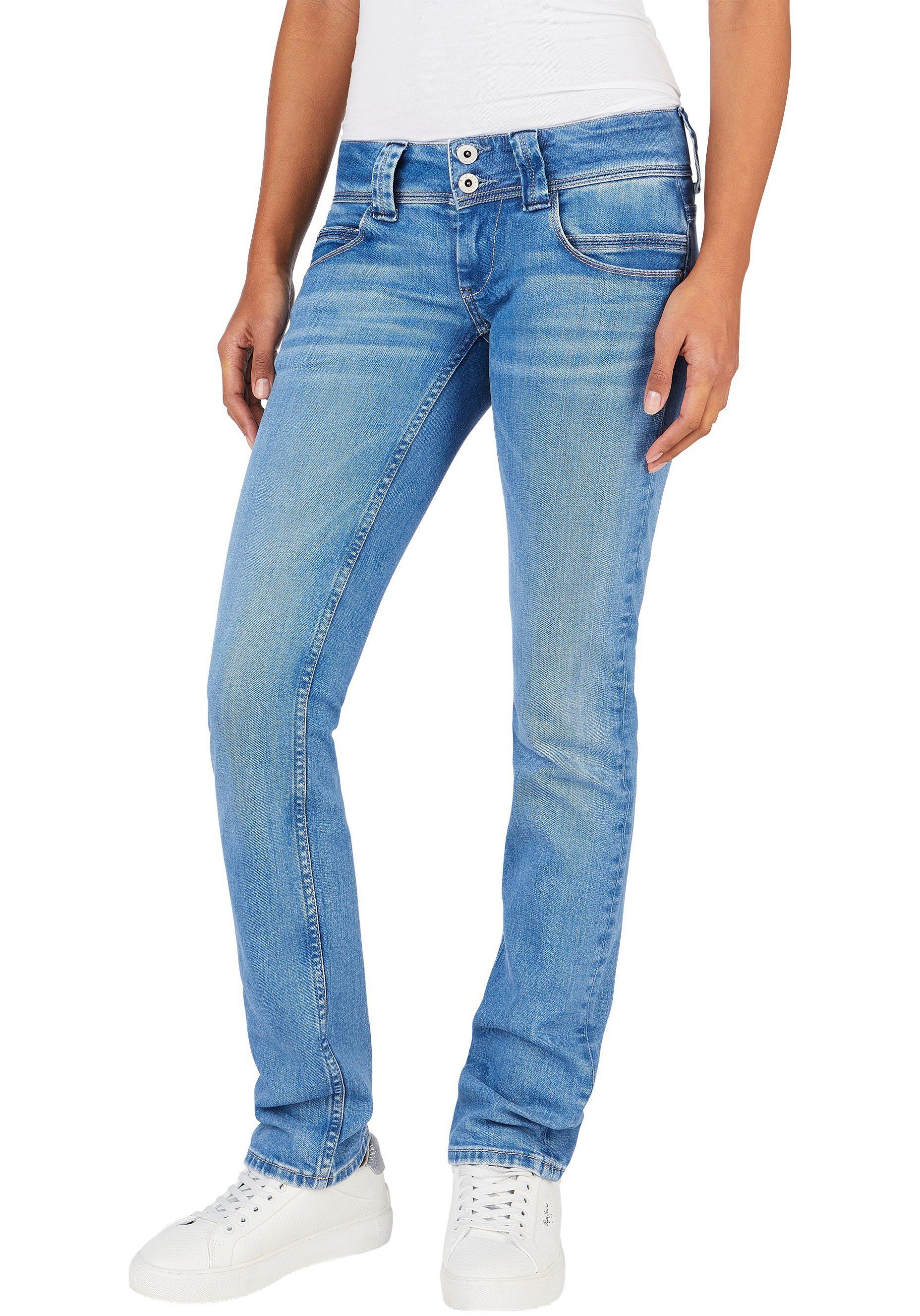 Pepe Jeans Regular-fit-Jeans VENUS mit Badge