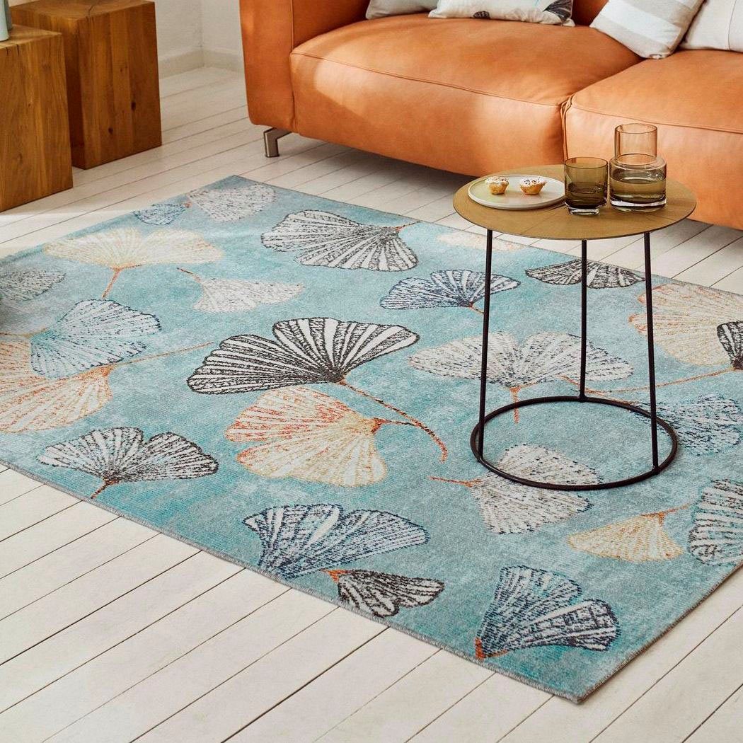 Esprit Outdoorteppich Rivera, ESP-20088, rechteckig, Höhe: 4 mm, In- und Outdoor geeignet, Florales Dessin, Terrasse, Balkon