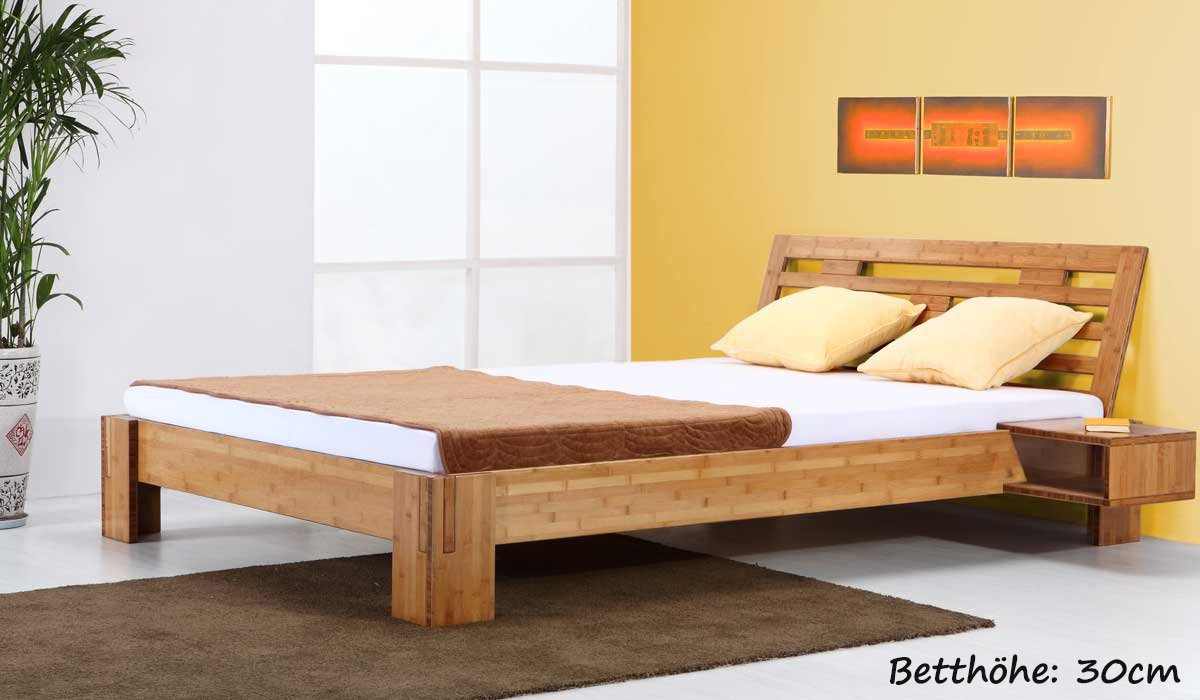 1001 Wohntraum Massivholzbett BALI Bambusbett mit günstig online kaufen