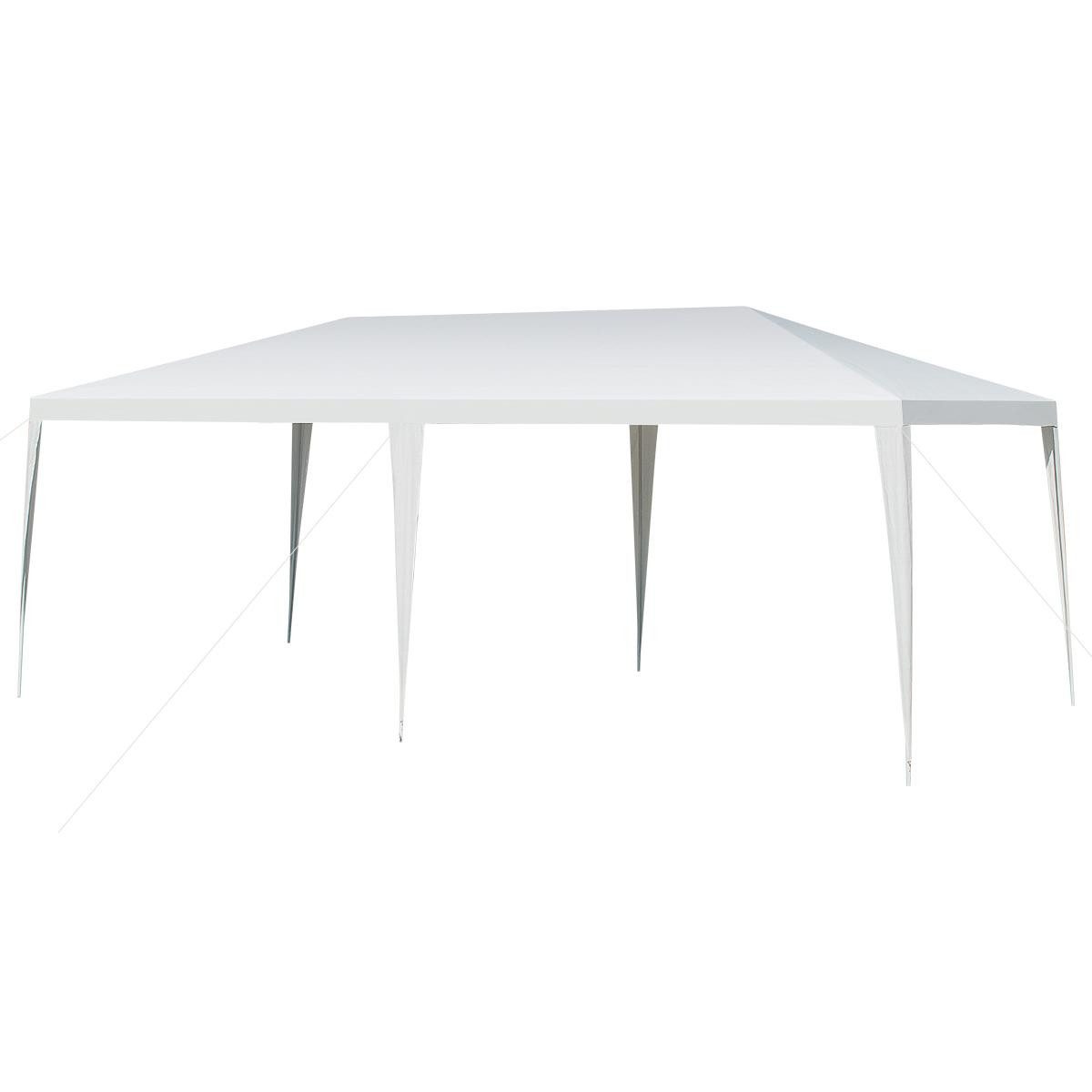 KOMFOTTEU Partyzelt 3x6m Pavillon, wasserabweisend, weiß günstig online kaufen