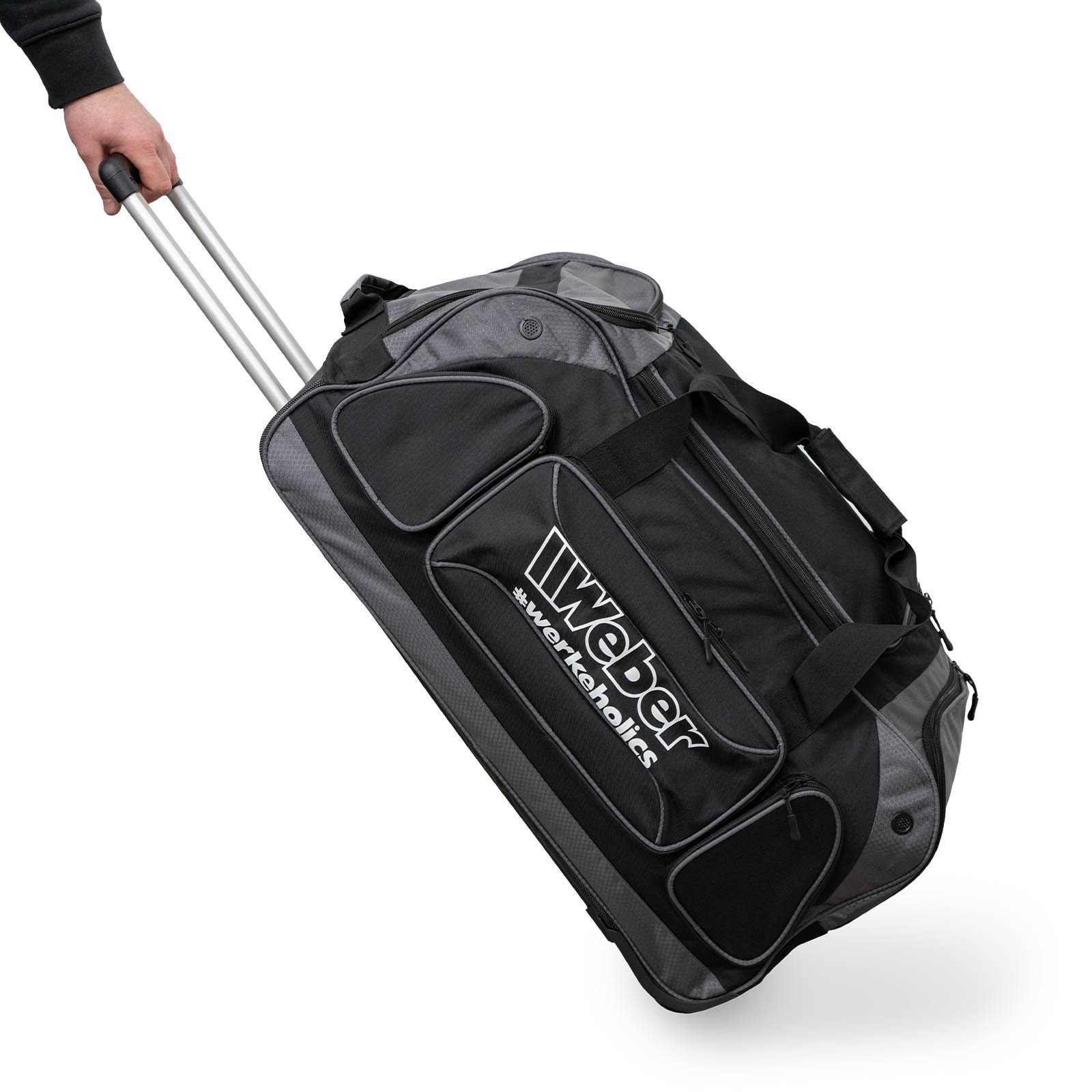 Weber GmbH Reisetasche #Werkeholics groß XXL 100L mit Rollen schwarz, große günstig online kaufen