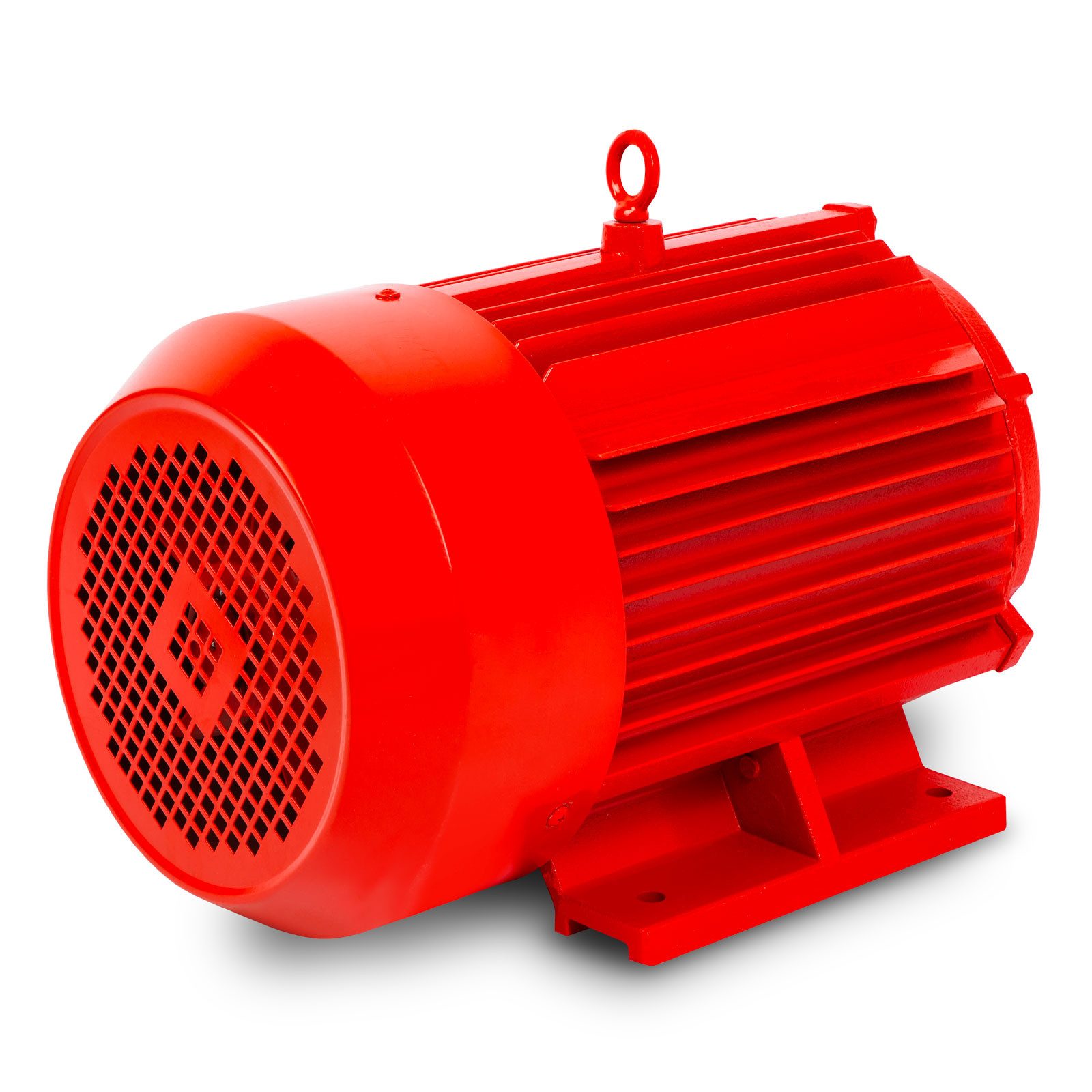 EBERTH Rollladenmotor Elektromotor 400V mit 5,5 kW Leistung, Drehstrommotor aus Aluminium, 3-Phasen, Drehzahl 2900 U/min., Stromstärke 11 A, Leistungsfaktor 0,95