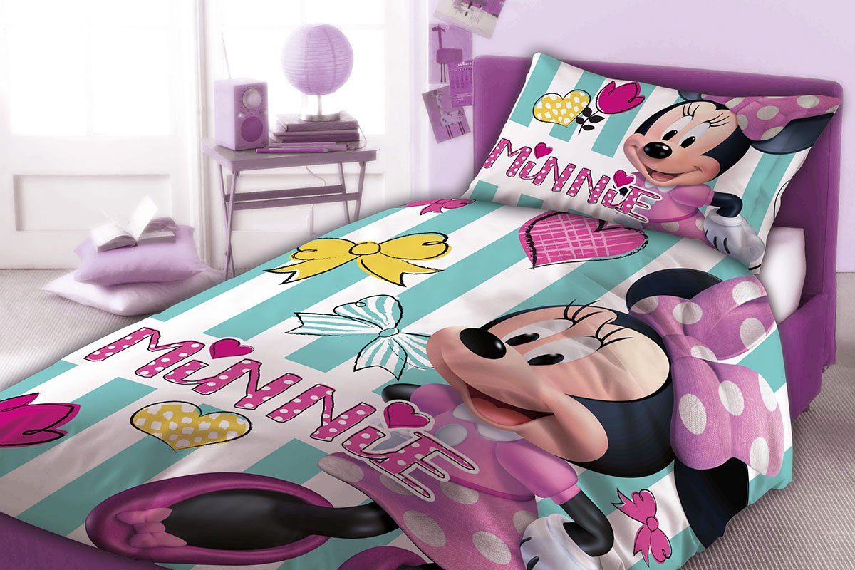 Prima Kinderbettwäsche Minnie Mouse, Renforcé, 2 günstig online kaufen