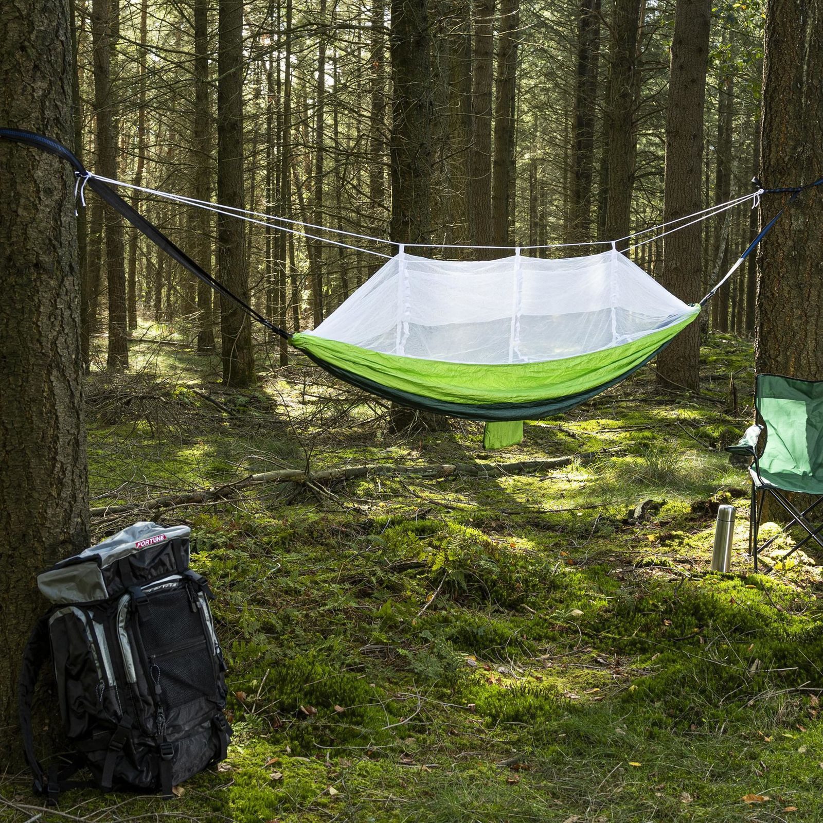 Hängematte Hängematte mit Moskitonetz Ultraleichte Camping-Hängematte Outdoor