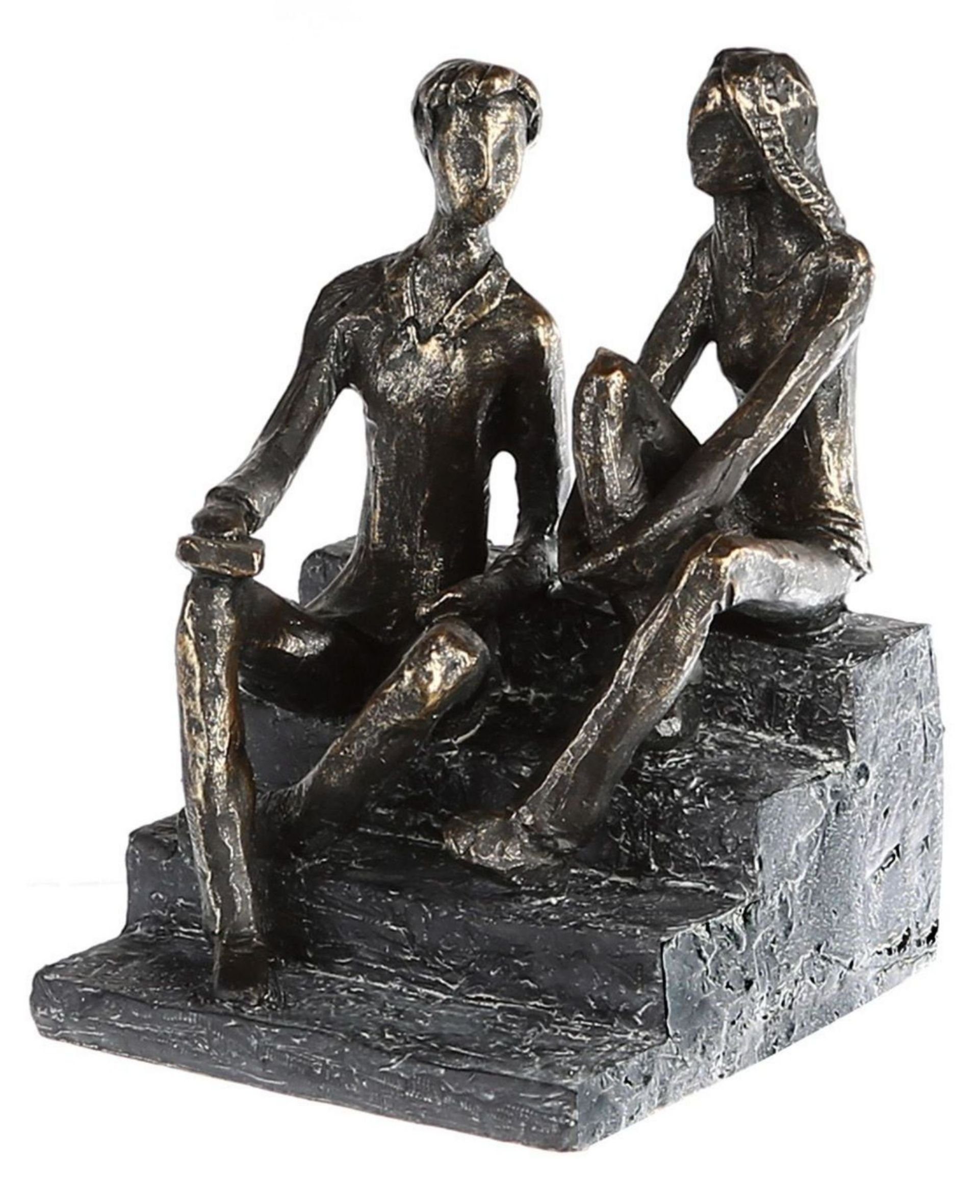 Skulptur Discussion GILDE Dekofigur, Tolle repraesentative Motto Kunsto und Figur