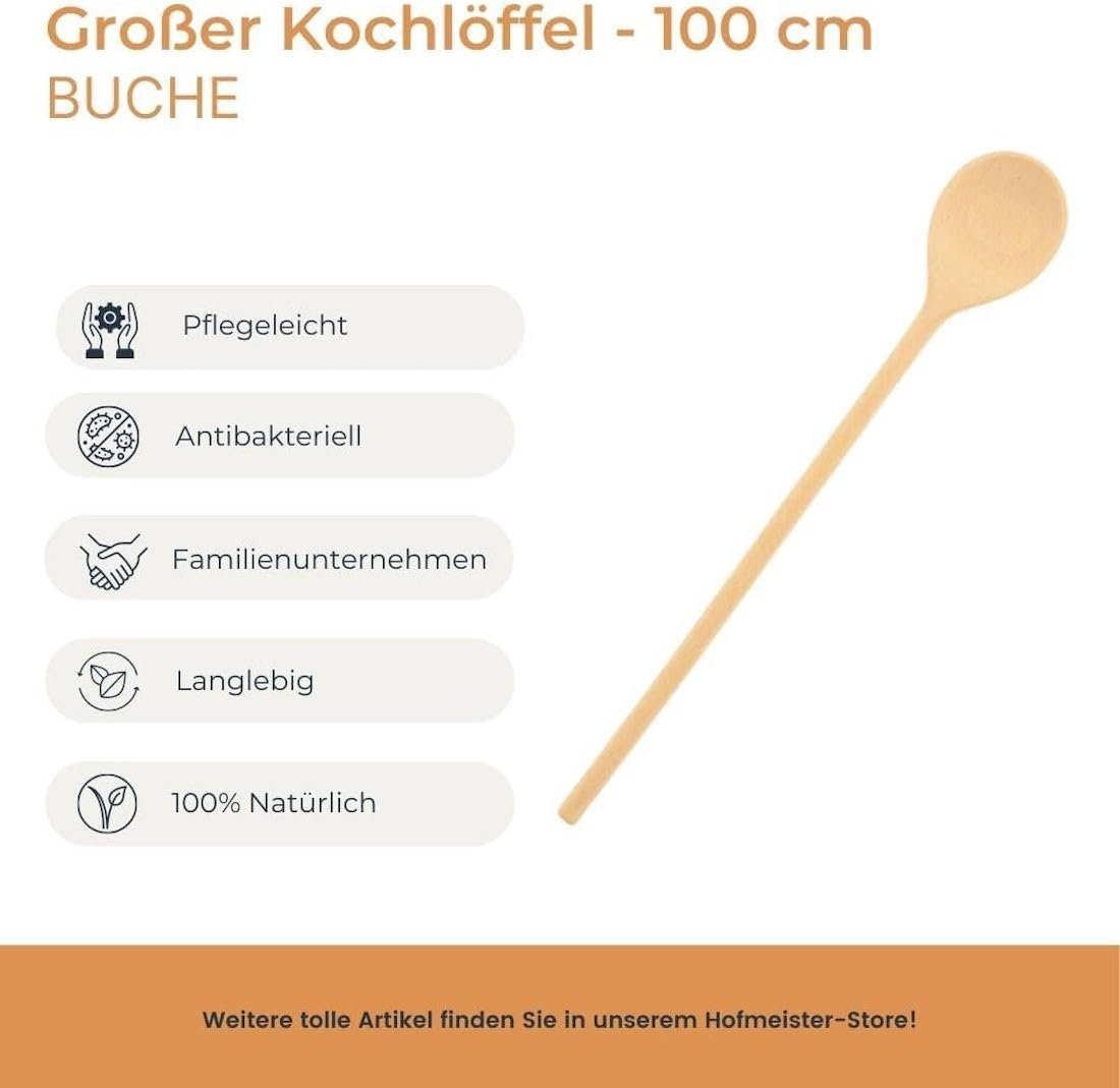 Hofmeister Rührlöffel Küchenhelfer Holzlöffel Kochlöffel, Buchenholz