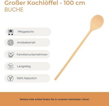 Hofmeister Kochlöffel, Buchenholz Rührlöffel Holzlöffel Küchenhelfer