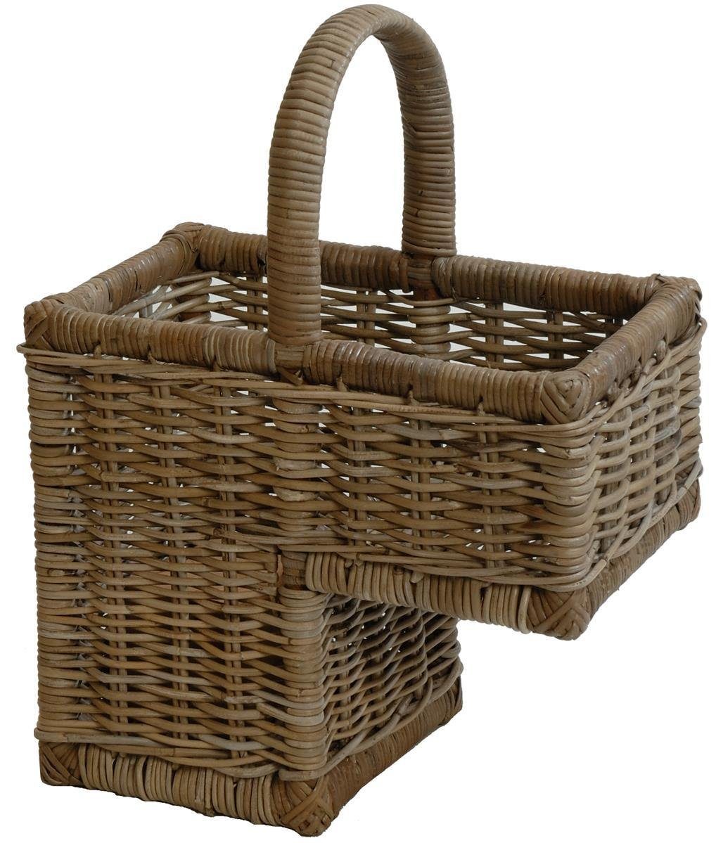 Krines Home Treppenkorb Korb mit Griff für Treppe Stufenkorb Treppenkorb au günstig online kaufen