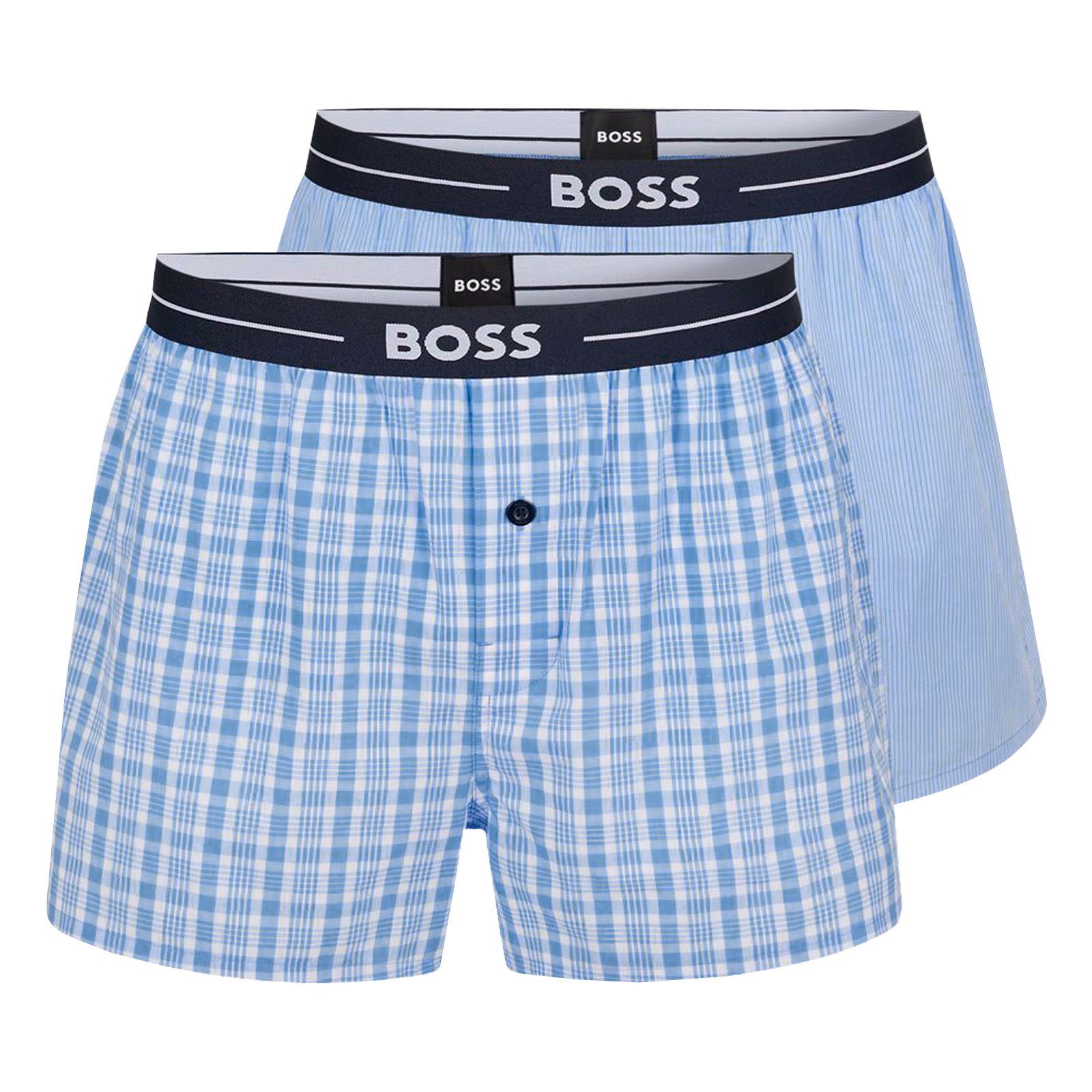 BOSS Webboxer Woven Boxer EW (2-St) mit komfortablem Webgummibund günstig online kaufen