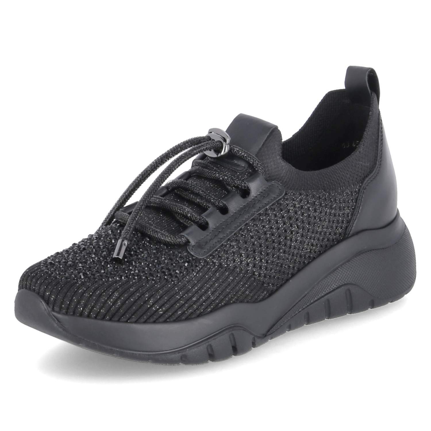 Gabor Gabor - female - 63.455.47 - Leder & Textil - schwarz Schnürschuh günstig online kaufen