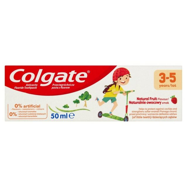 Colgate Zahnpasta “Colgate Kinderzahnpasta Natürlicher Fruchtgeschmack (3-5 Jahre) 50ml”